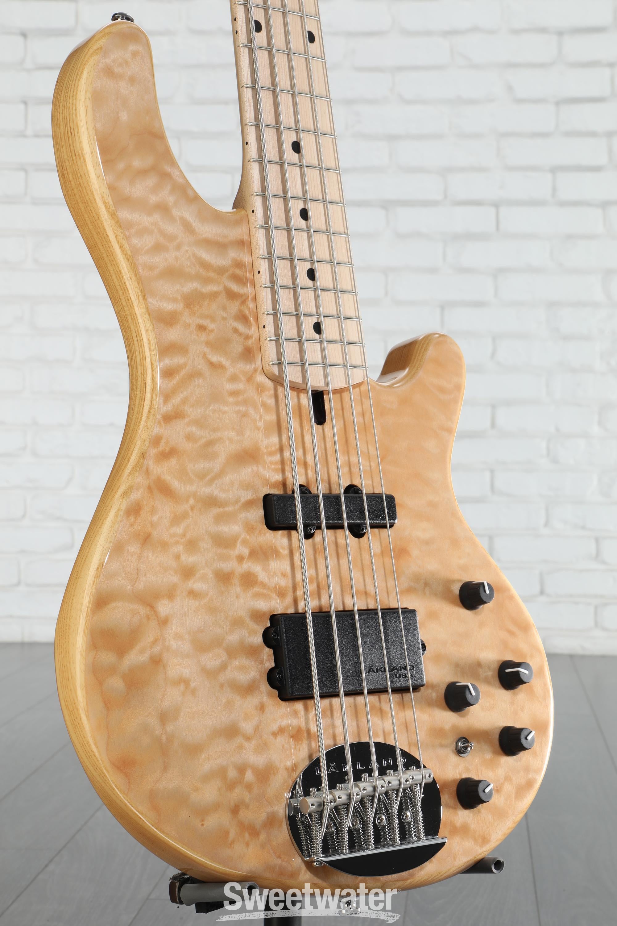 Lakland Skyline 55-02 5弦 Lakland Skyline 55-02 Deluxe 5-string Bass Guitar - Natural
