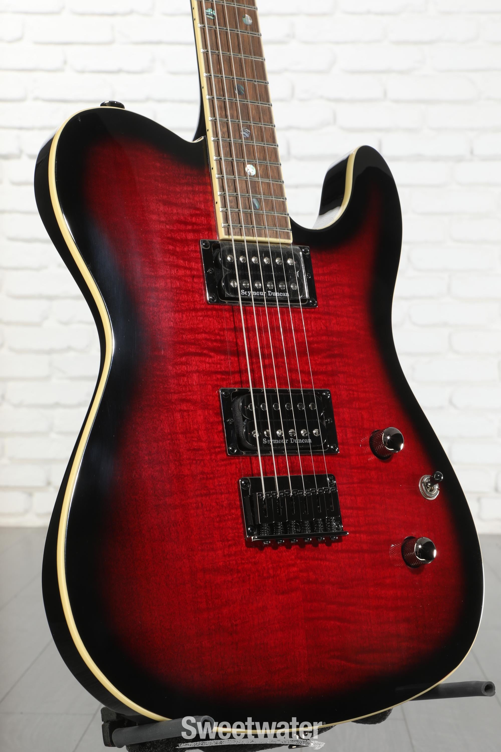 Fender Special Edition Custom Telecaster FMT HH - Black Cherry