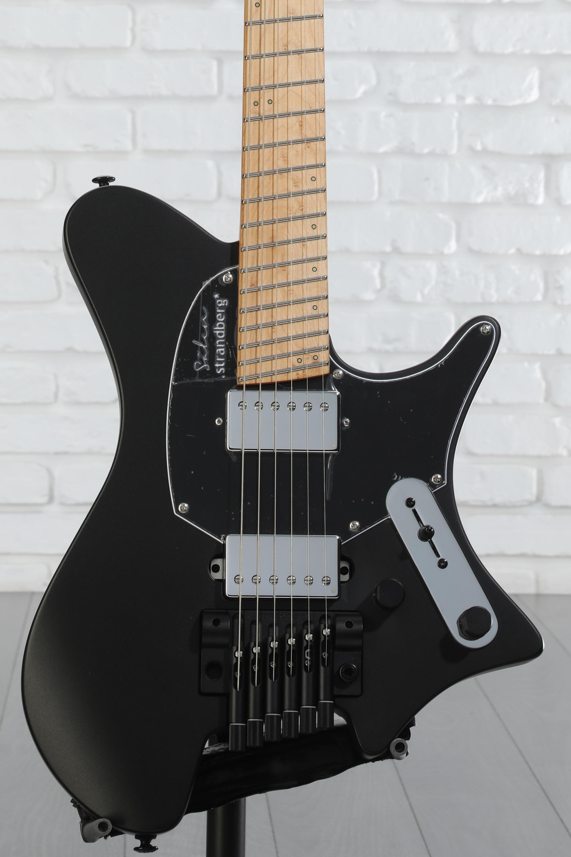 ギター .Strandberg* Salen Classic NX 6 Strandberg Sälen Classic NX 6 Tremolo Electric Guitar - Black