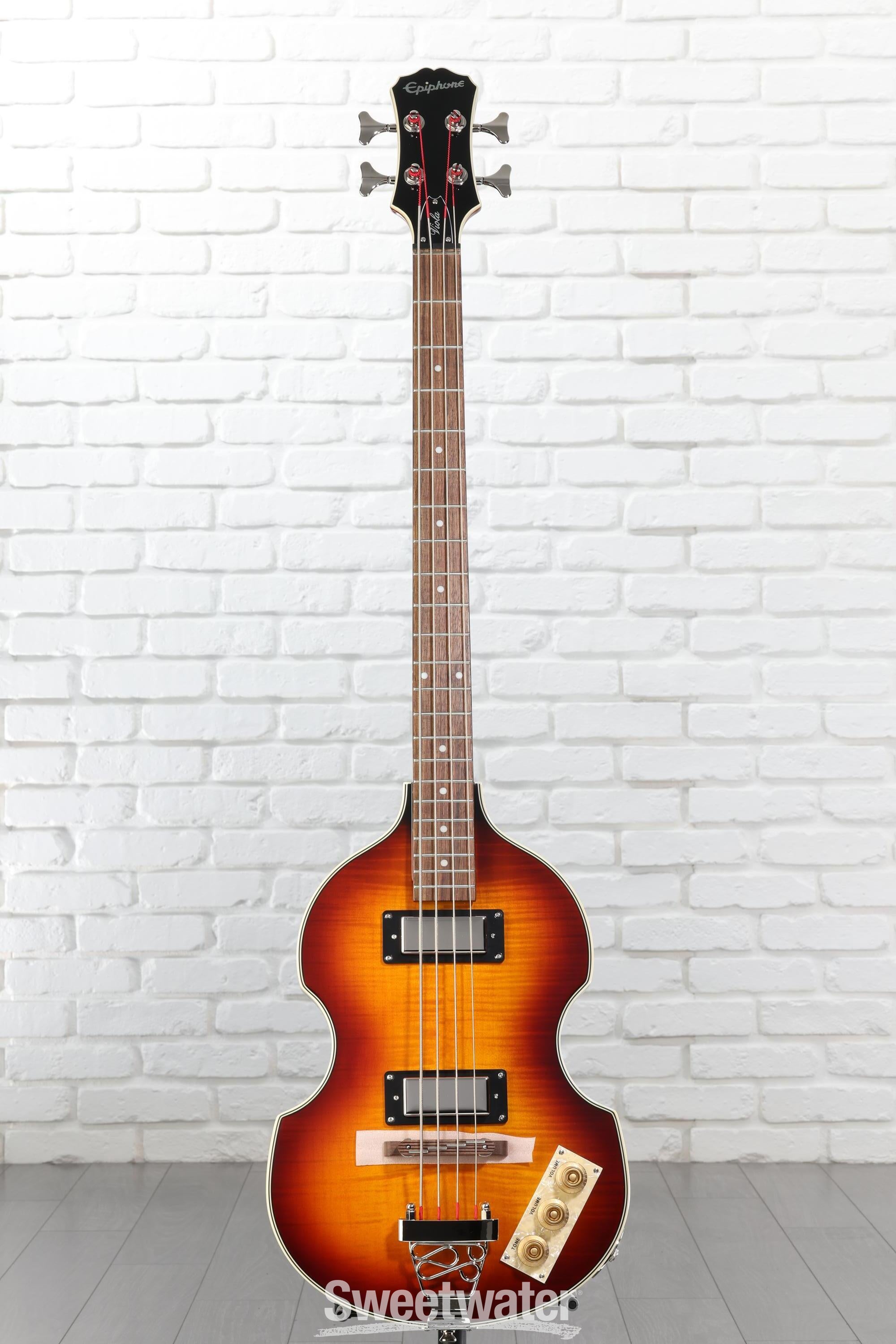 Epiphone Viola BASS　エピフォン ビオラ　OH済み Epiphone Viola Bass - Vintage Sunburst | Sweetwater