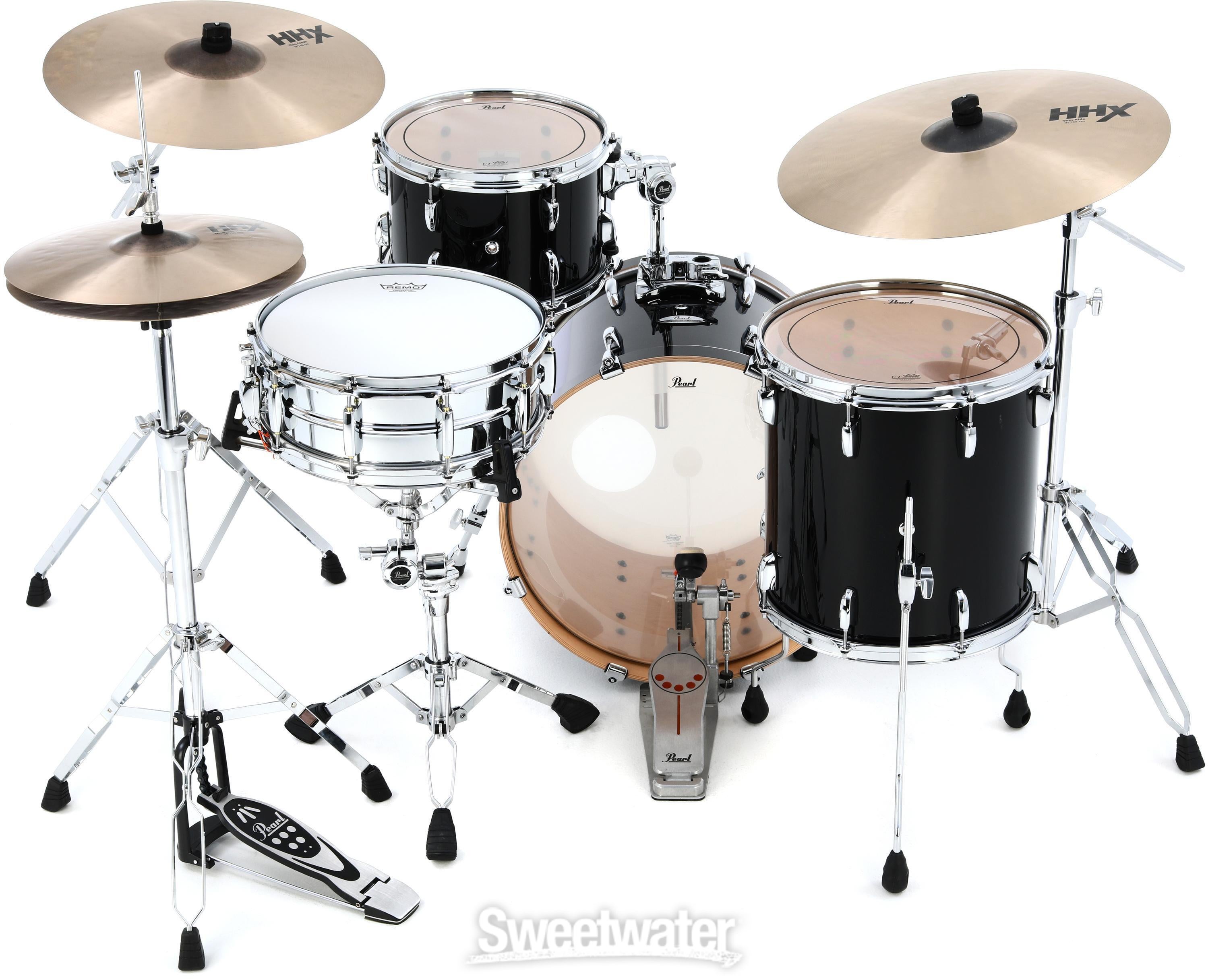 Professional Maple 3-piece Shell Pack - Piano Black - Sweetwater