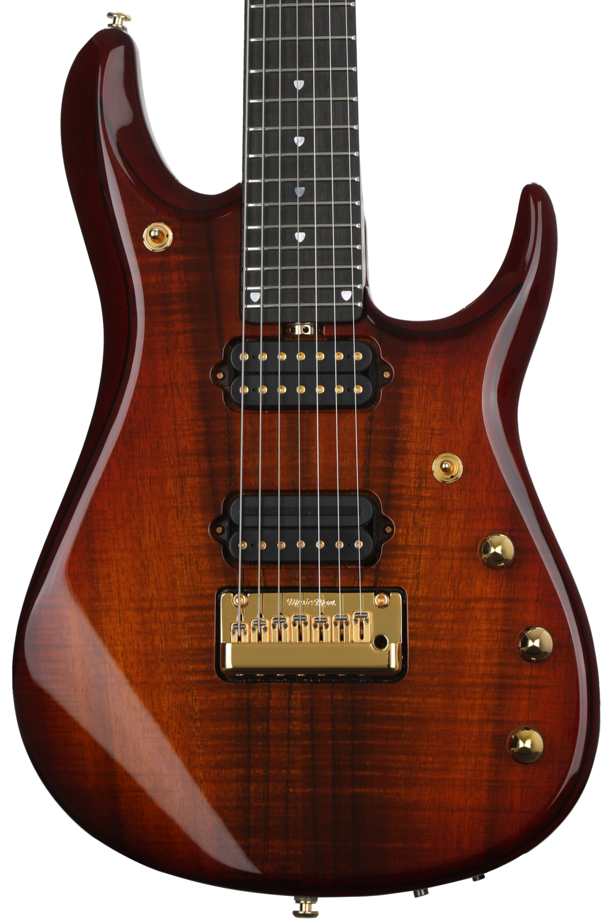 Ernie Ball Music Man BFR John Petrucci 7 - Island Burst Koa