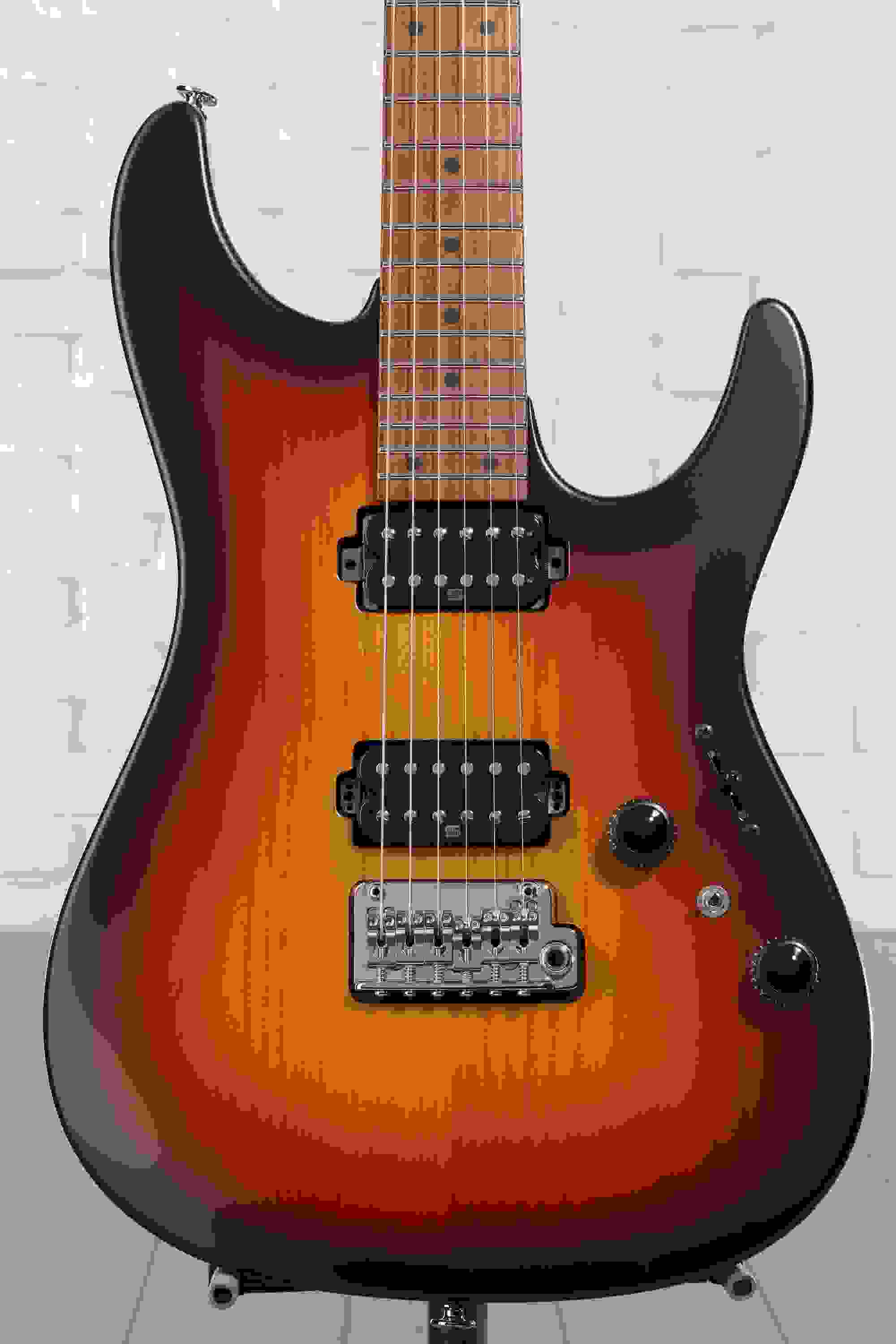 Ibanez Prestige AZ2402 Electric Guitar - Tri Burst Fade Flat