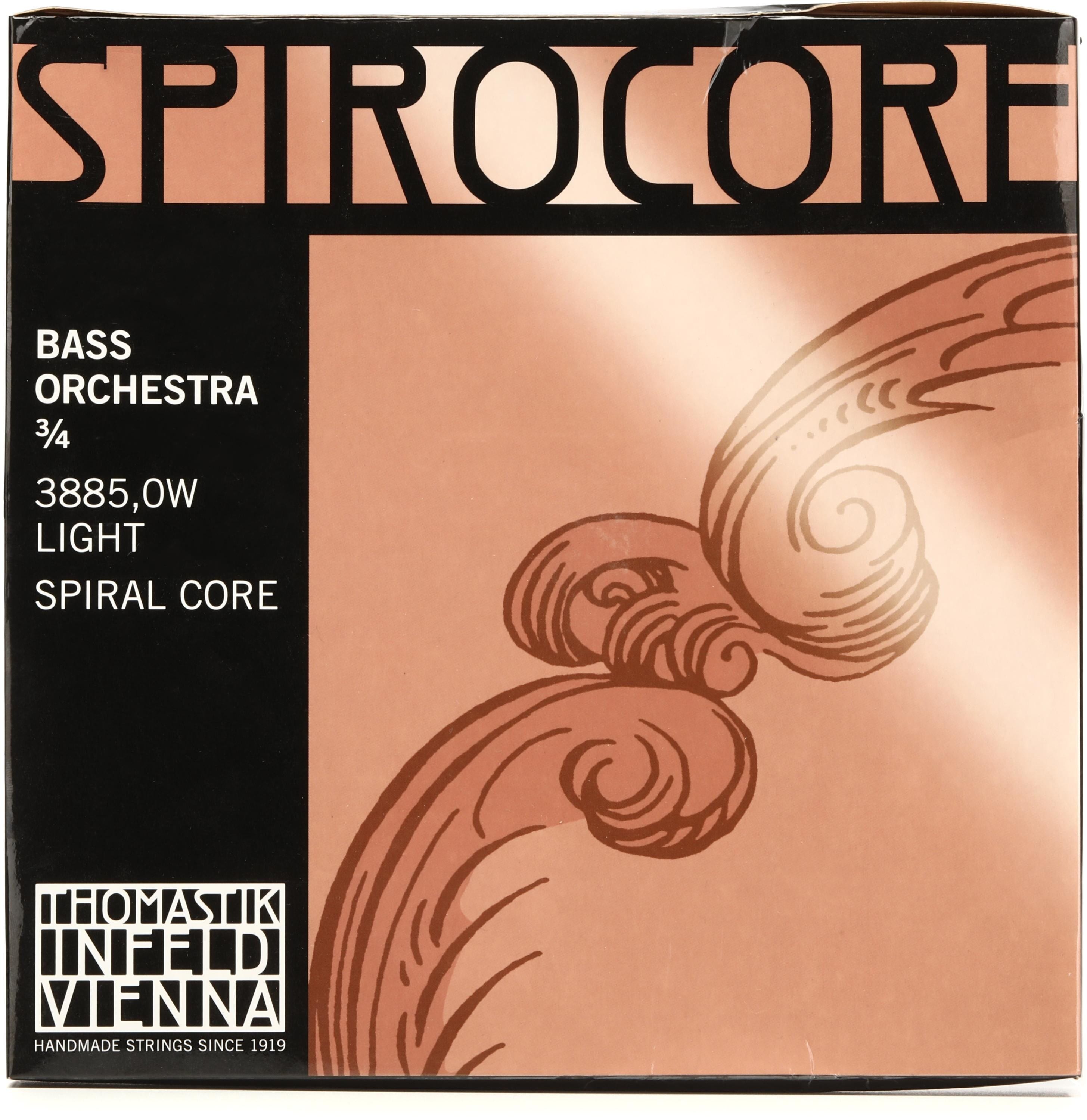 Thomastik-Infeld 3885 Spirocore Orchestra Double Bass String Set - 3/4  Size, Weich | Sweetwater