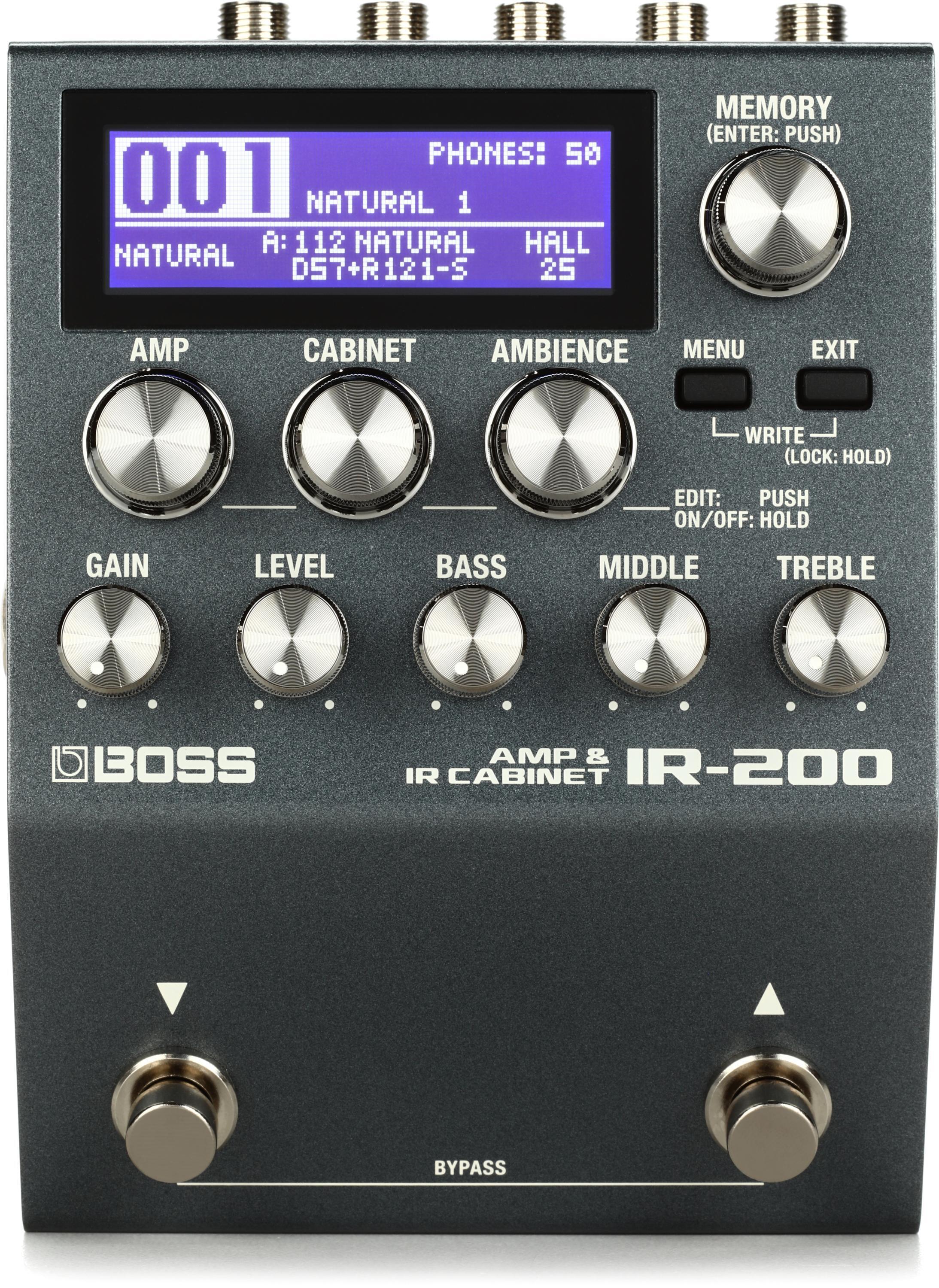 Boss IR-2 Amp and IR Cabinet Pedal | Sweetwater
