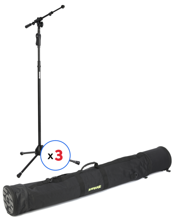 Shure by Gator SH-TRIPODSTANDTBMDX Tripod Microphone Stand - 3