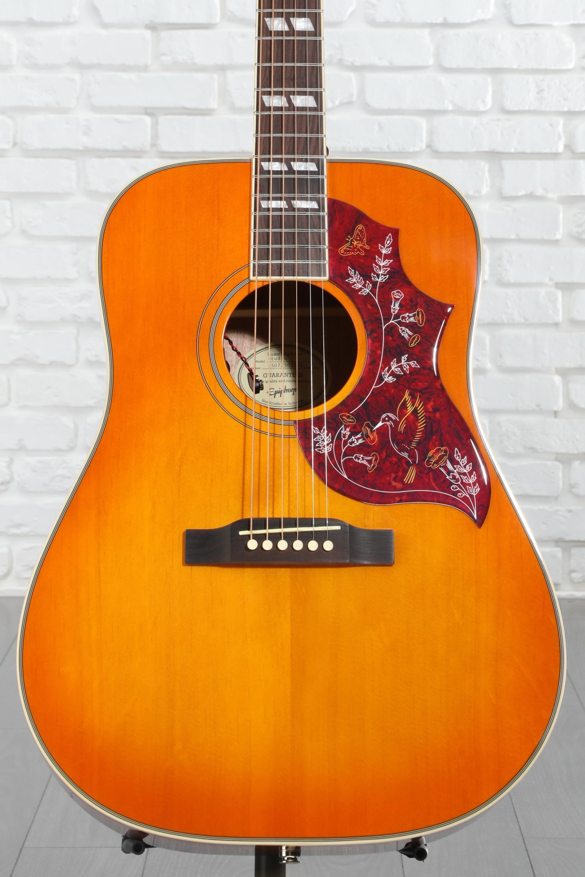 Epiphone Hummingbird Studio Acoustic-electric Guitar - Heritage