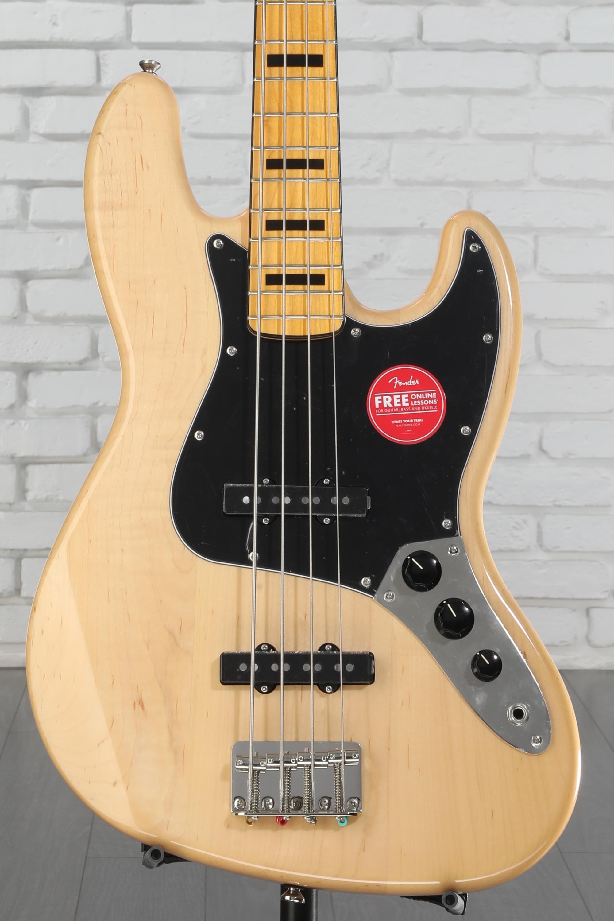 Squier Classic Vibe '70s Jazz Bass - Natural | Sweetwater
