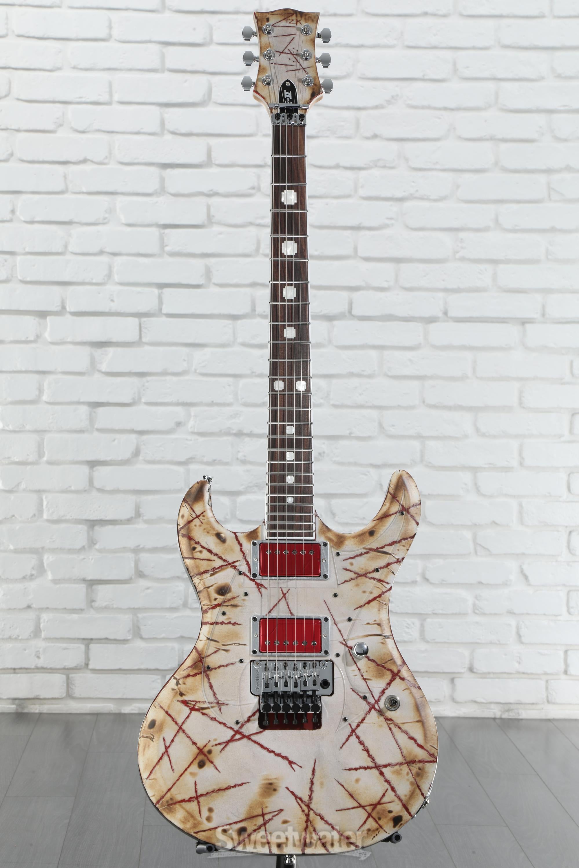 ESP E-II RZK-I Burnt Richard Z. Kruspe Signature Electric