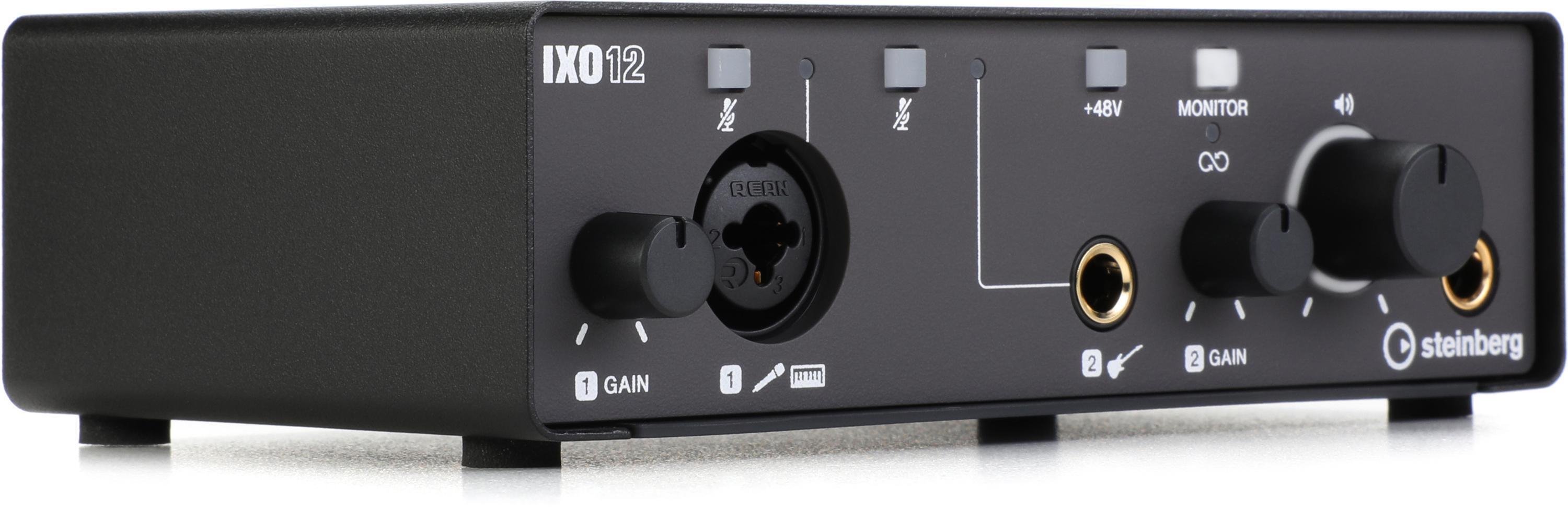 Steinberg IXO22 2x2 USB Audio Interface - Black | Sweetwater