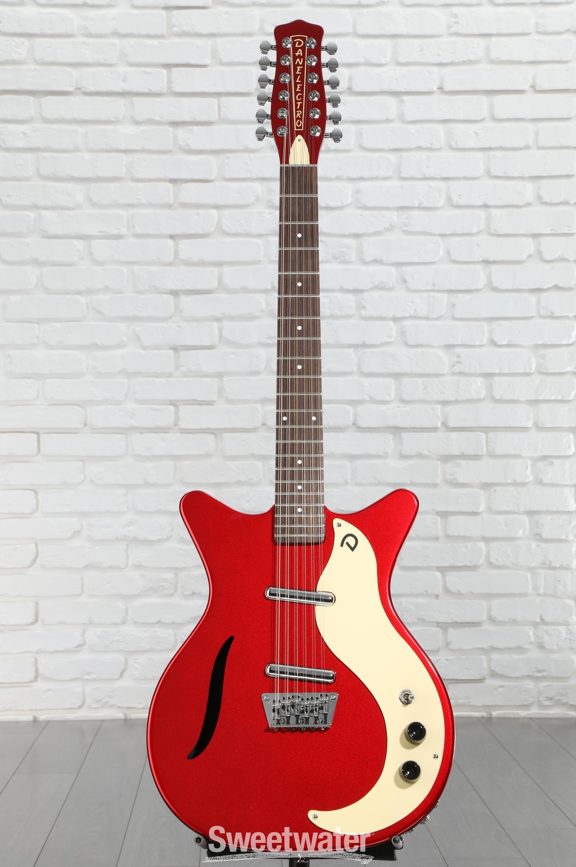 ギター DANELECTRO 59 12 STRING Amazon.com: Danelectro 59X 12 String Red Burst, D59X12-REDB