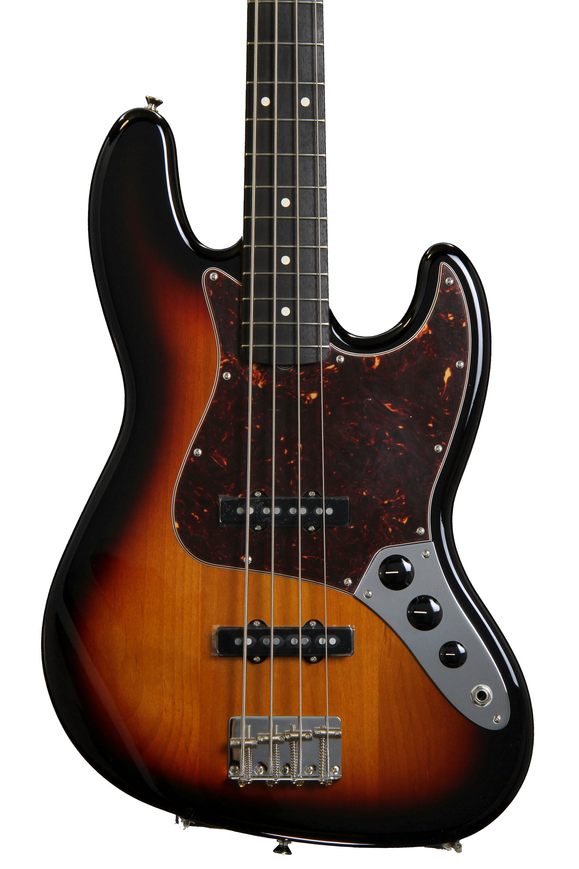 Fender Classic Series '60s Jazz Bass Lacquer - 3-Color Sunburst with  Rosewood Fingerboard