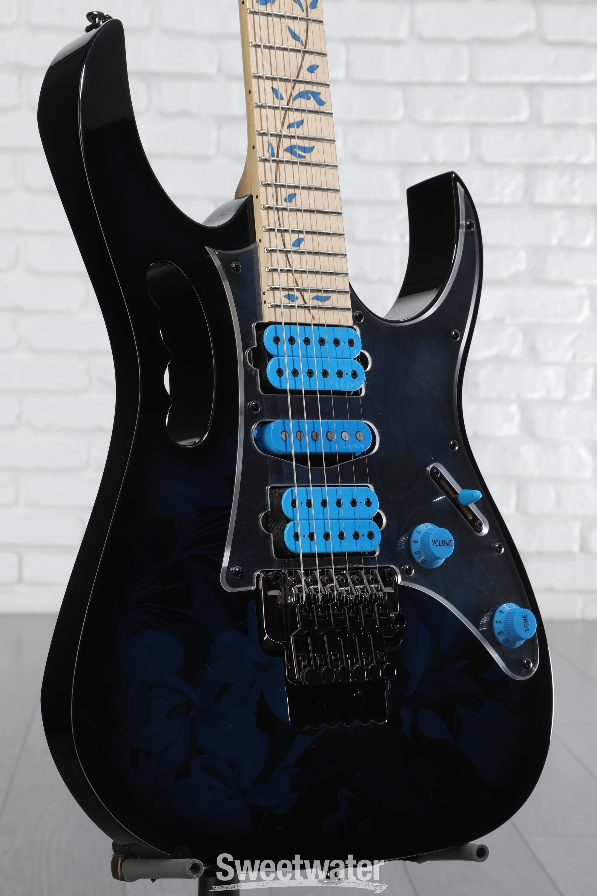 Ibanez Steve Vai Signature JEM77 - Blue Floral Pattern