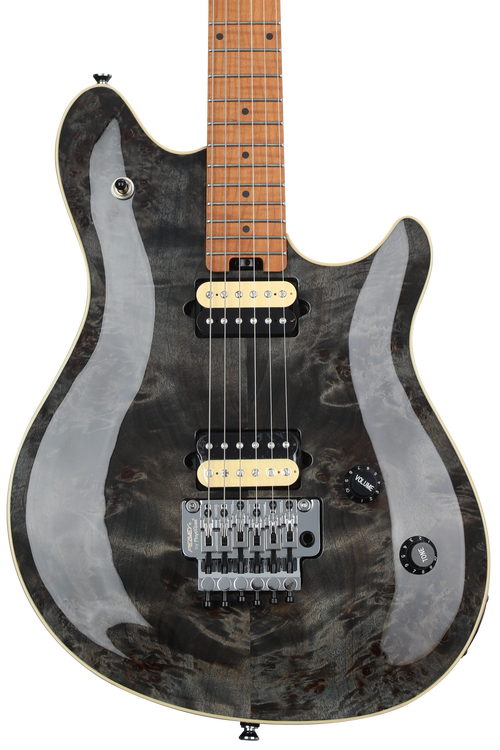 Peavey HP 2 Poplar Burl Electric Guitar - Transparent Black