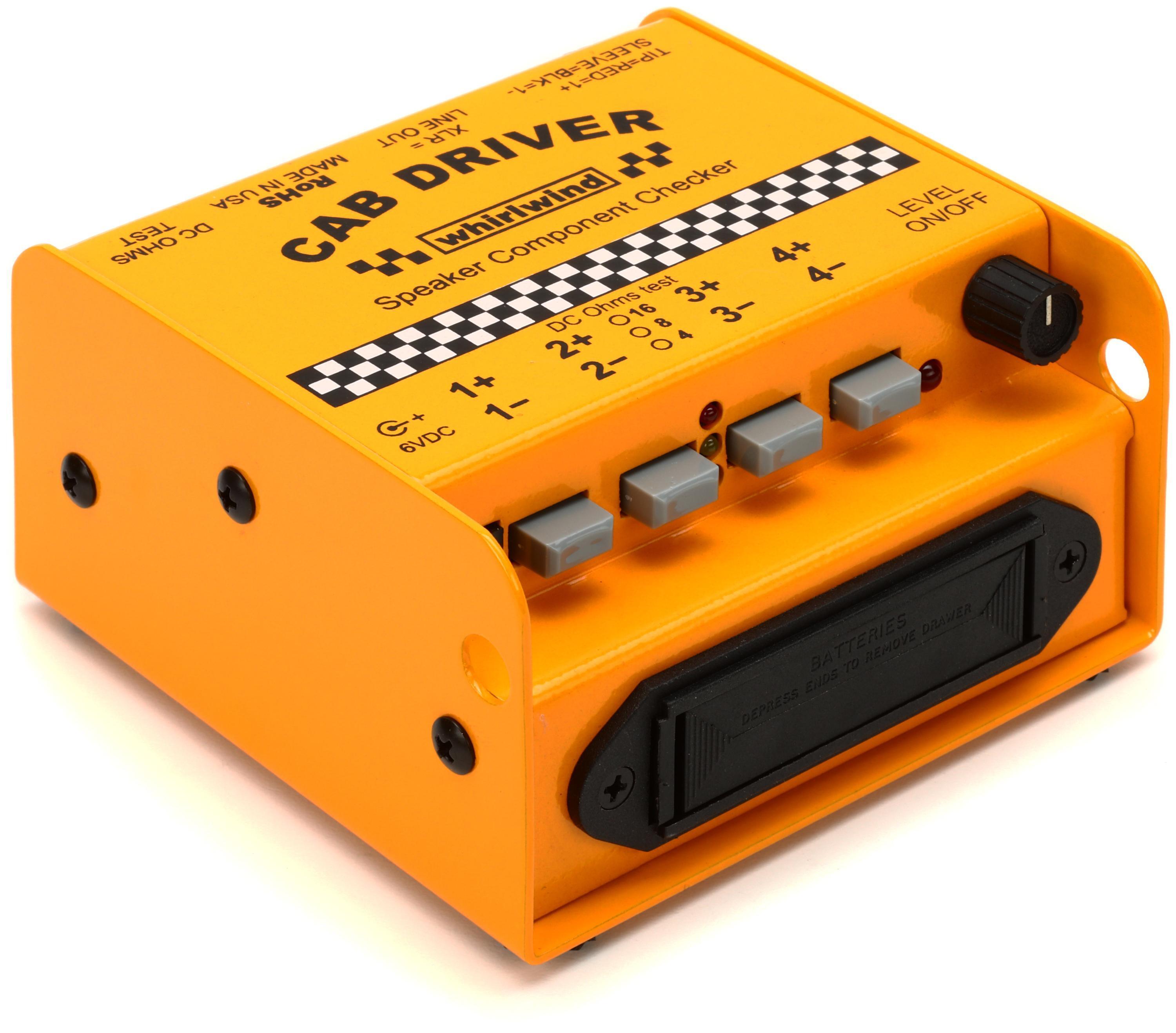 Whirlwind Cab Driver Speaker Component Checker | Sweetwater