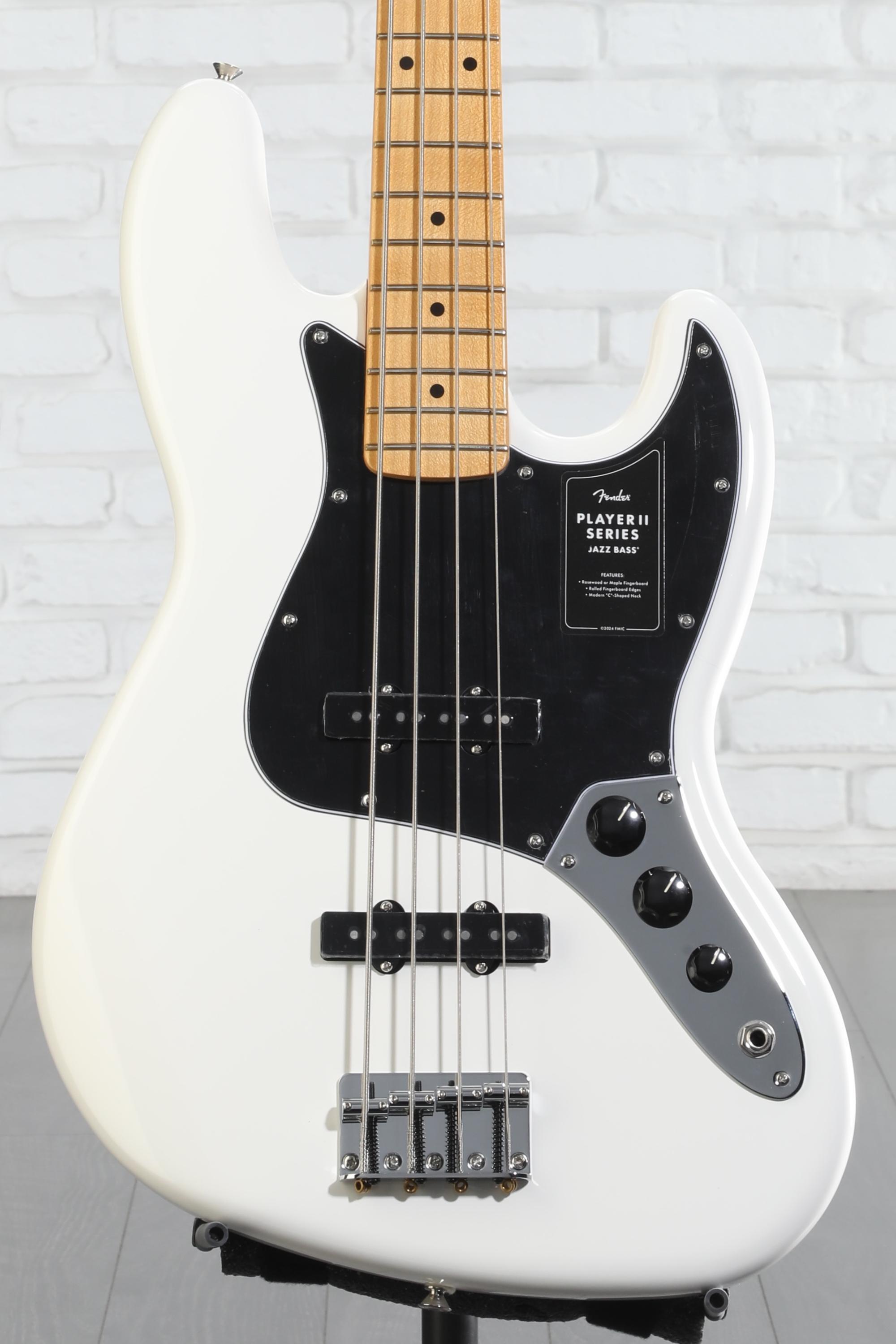 Fender Player II Jazz Bass - Polar White with Maple Fingerboard
