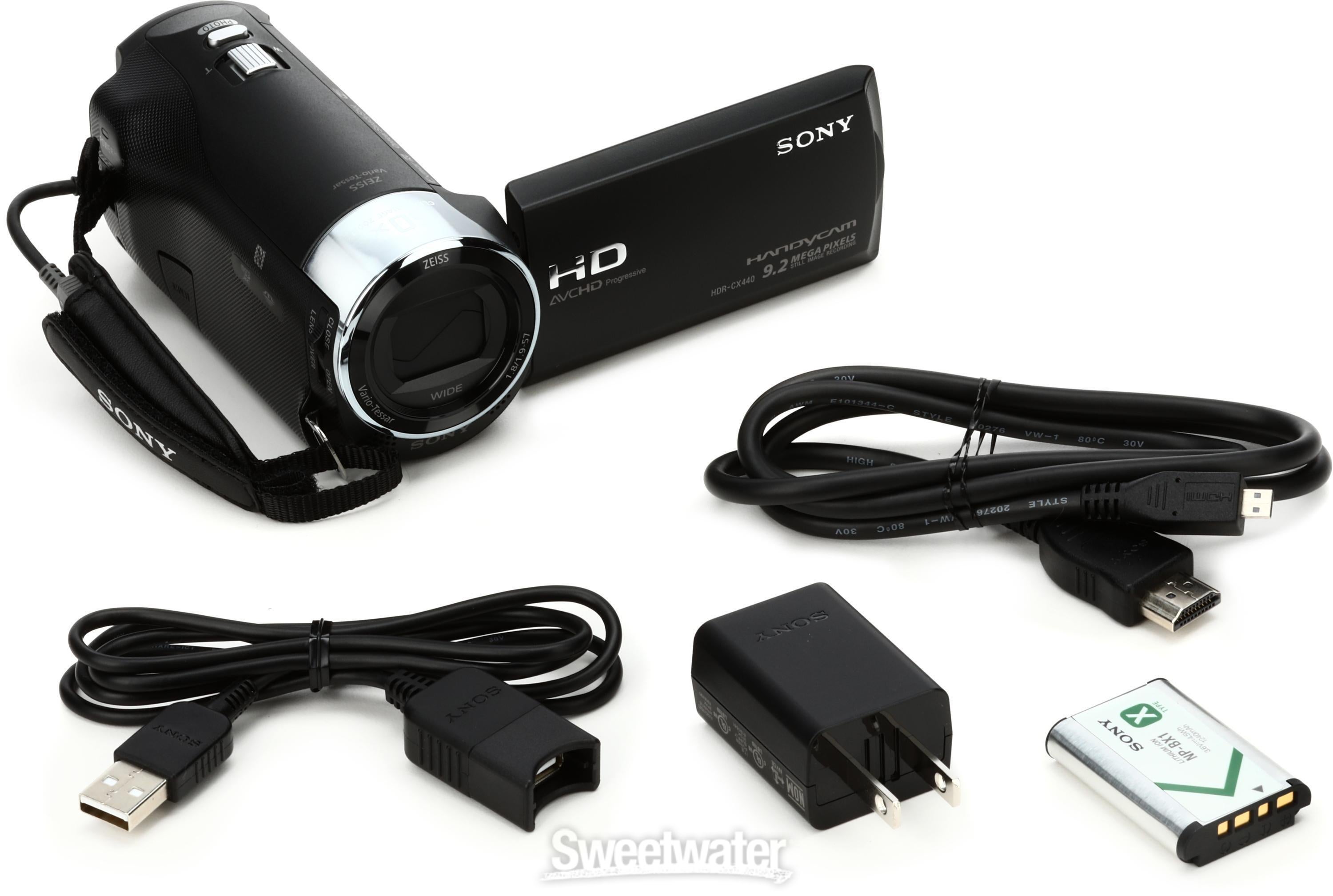 Sony Handycam HDR-CX440 top Camera