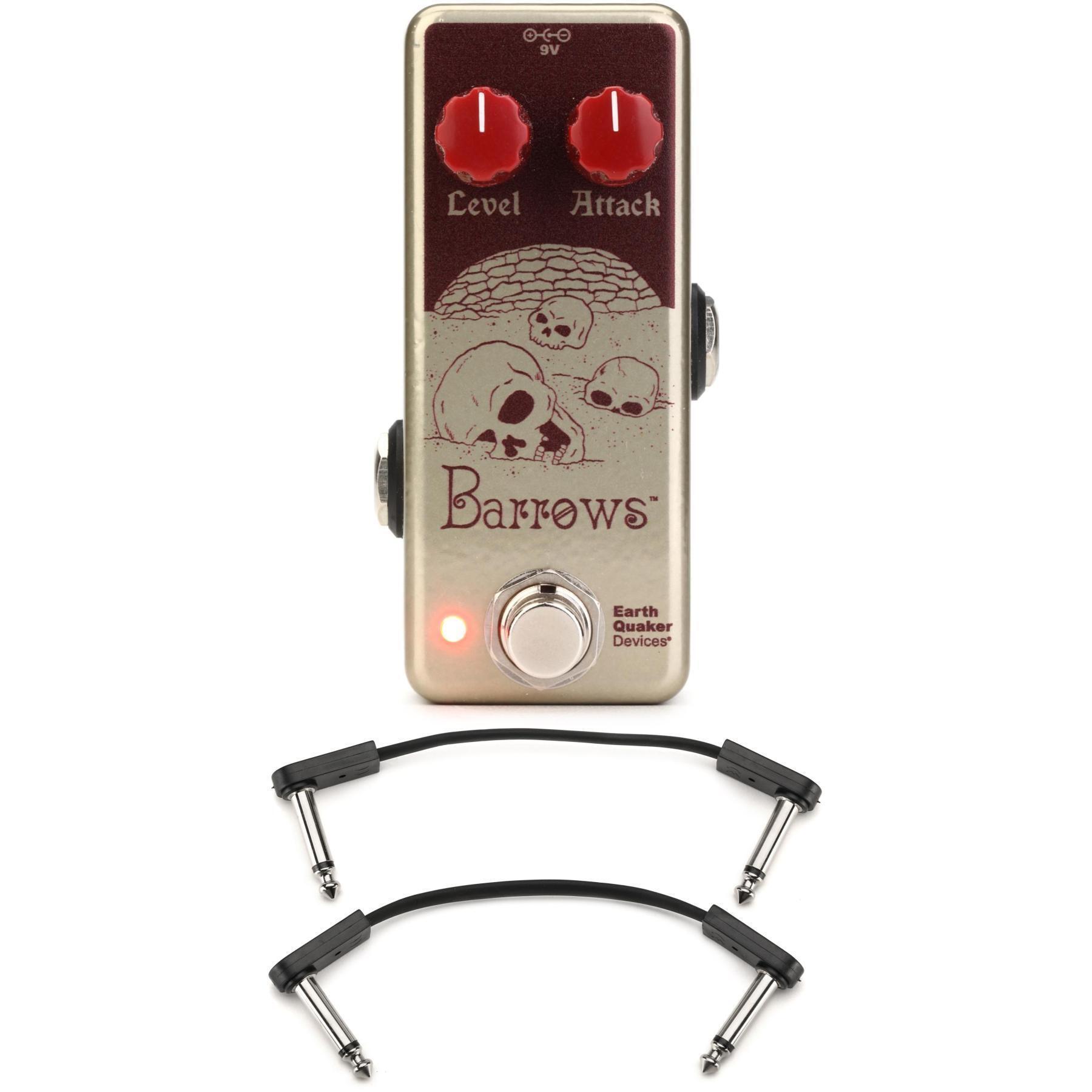 EarthQuaker Devices Barrows Fuzz Pedal - Red Nickel, Sweetwater