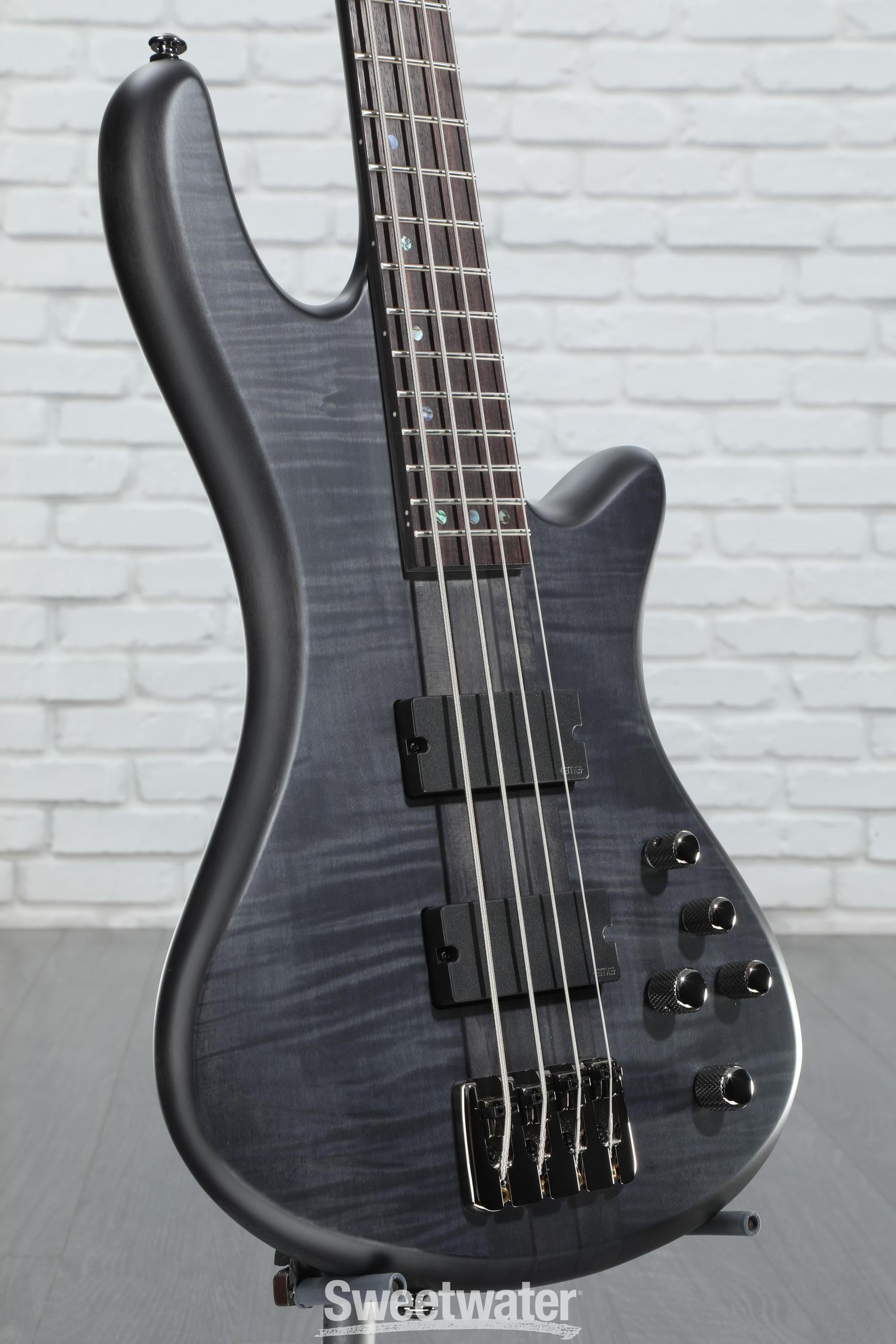Schecter Stiletto Studio 4 Bass Guitar - See-Thru Black