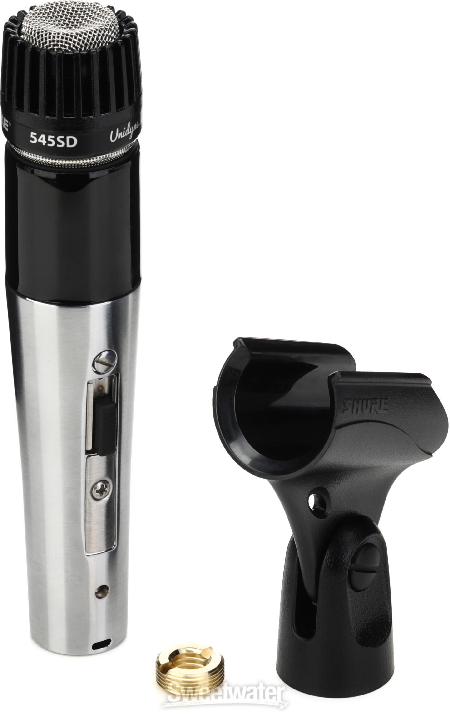 Shure 545SD Cardioid Dynamic Instrument Microphone | Sweetwater