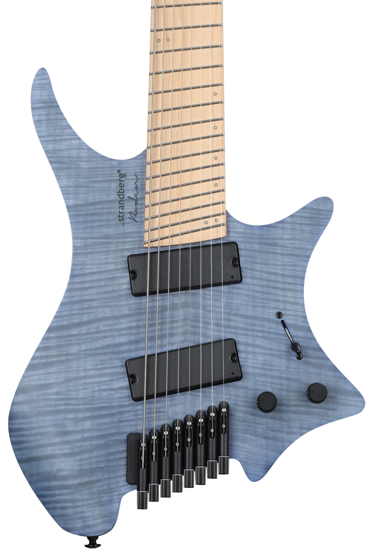 Strandberg Boden Standard NX 8 Electric Guitar - Trans Blue