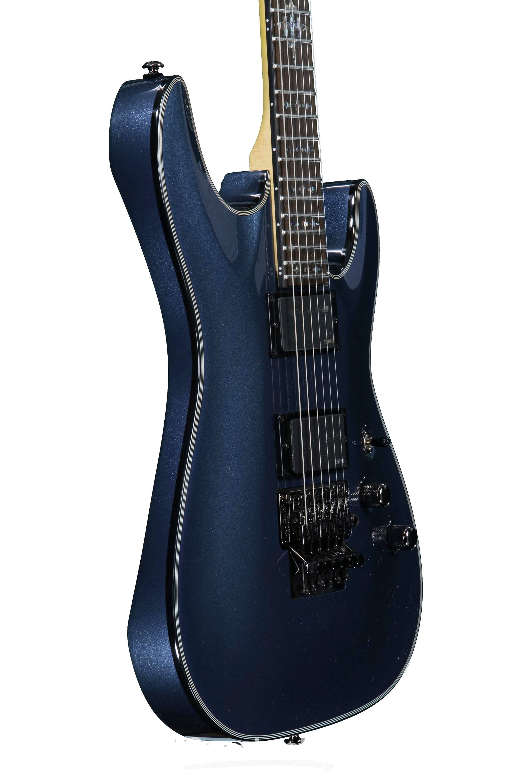 Schecter Damien Elite-6 FR - Dark Metallic Blue