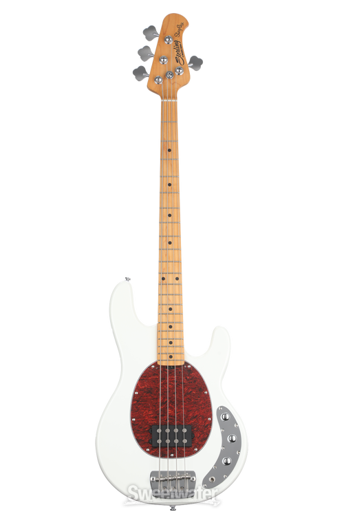 Sterling By Music Man StingRay Classic RAY24CA Bass Guitar - Olympic White