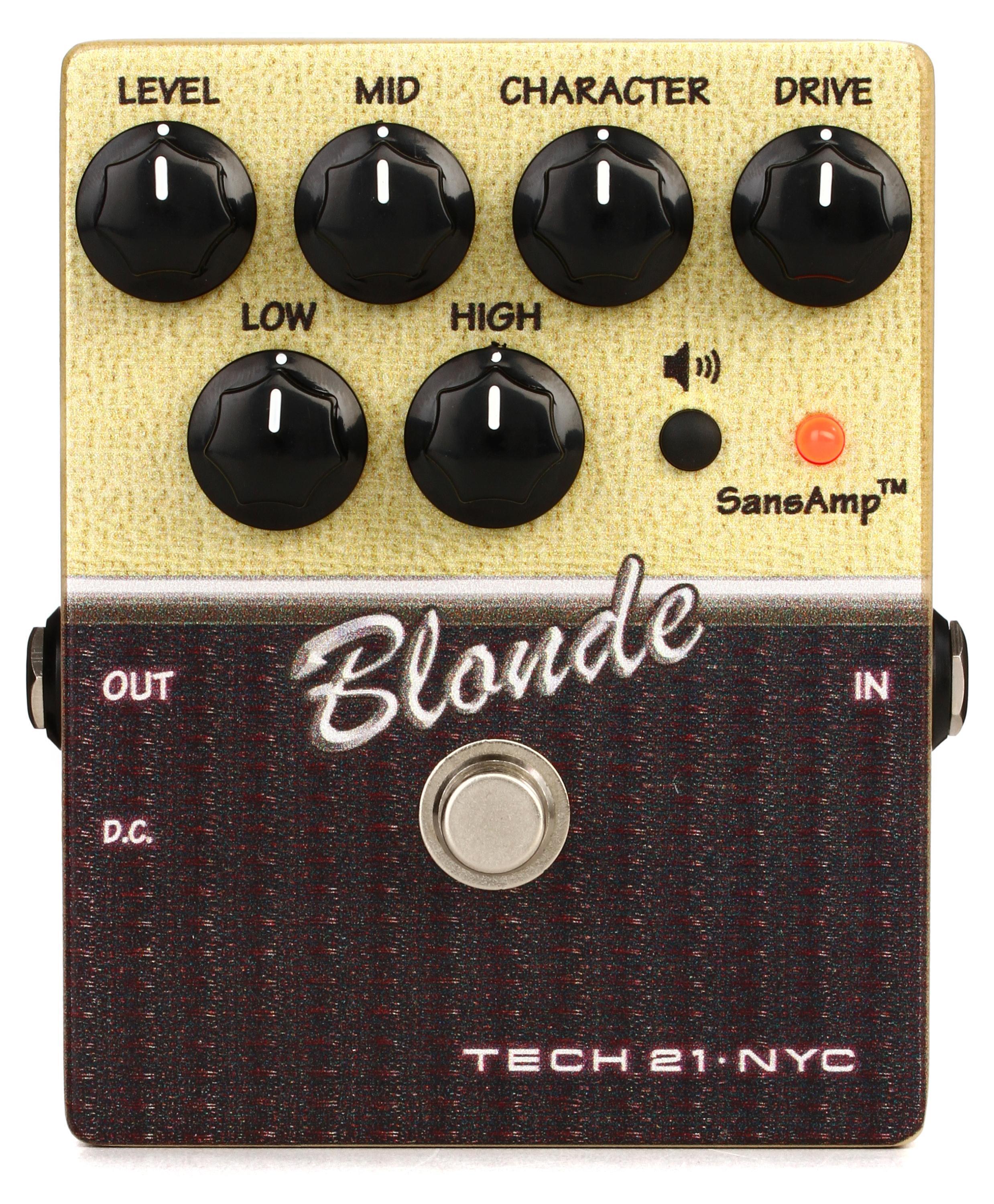 Tech 21 Character Series Blonde V2 Overdrive Pedal | Sweetwater