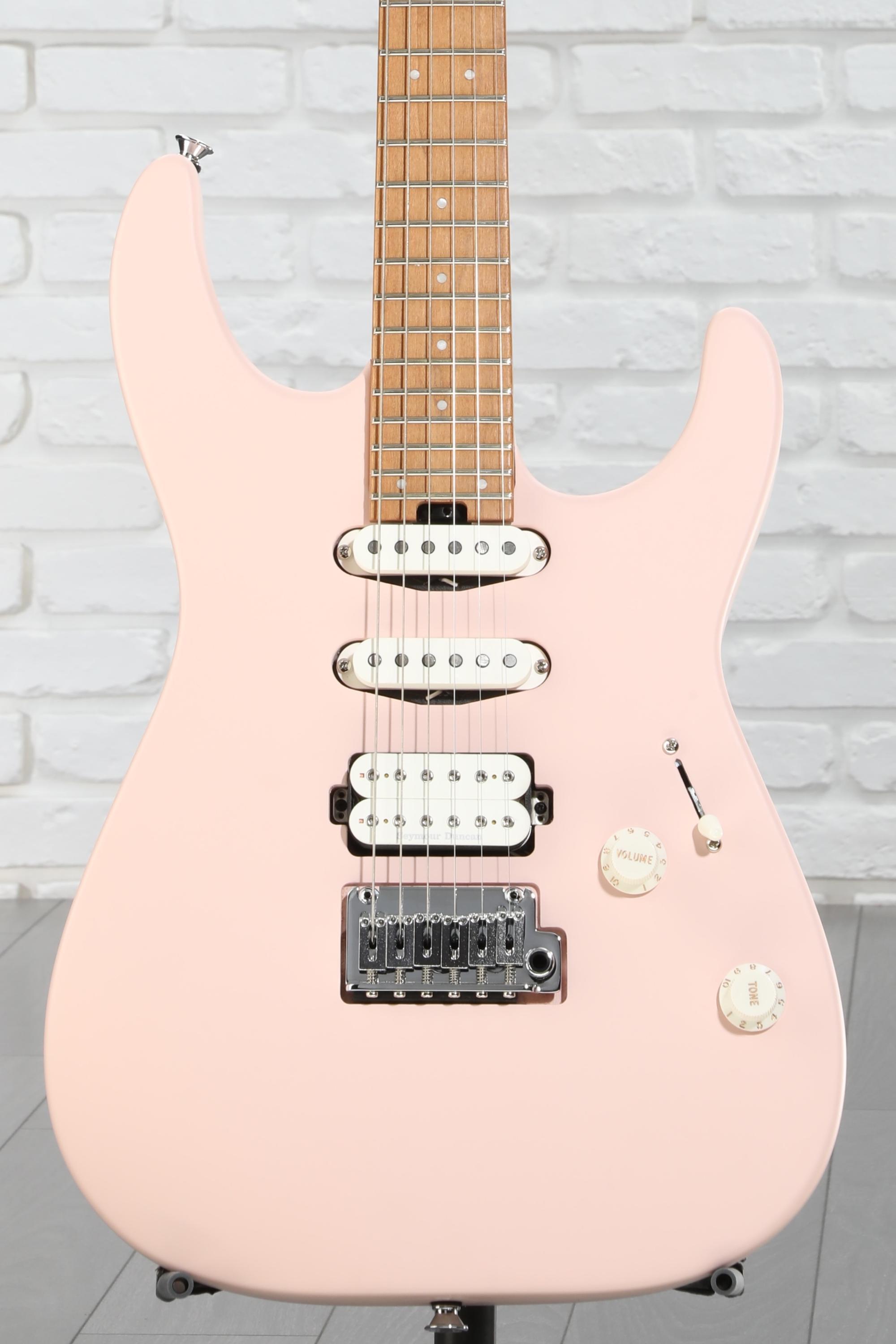 【2025年7月購入】Charvel Pro-Mod DK24 HSS Charvel Pro-Mod DK24 HSS Electric Guitar - Shell Pink | Sweetwater