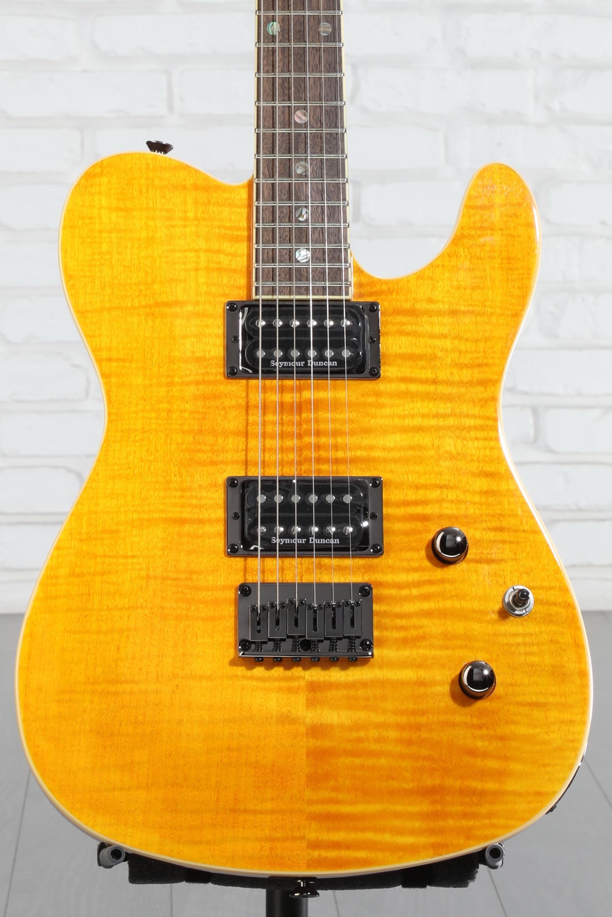 Fender Special Edition Custom Telecaster FMT HH - Amber | Sweetwater