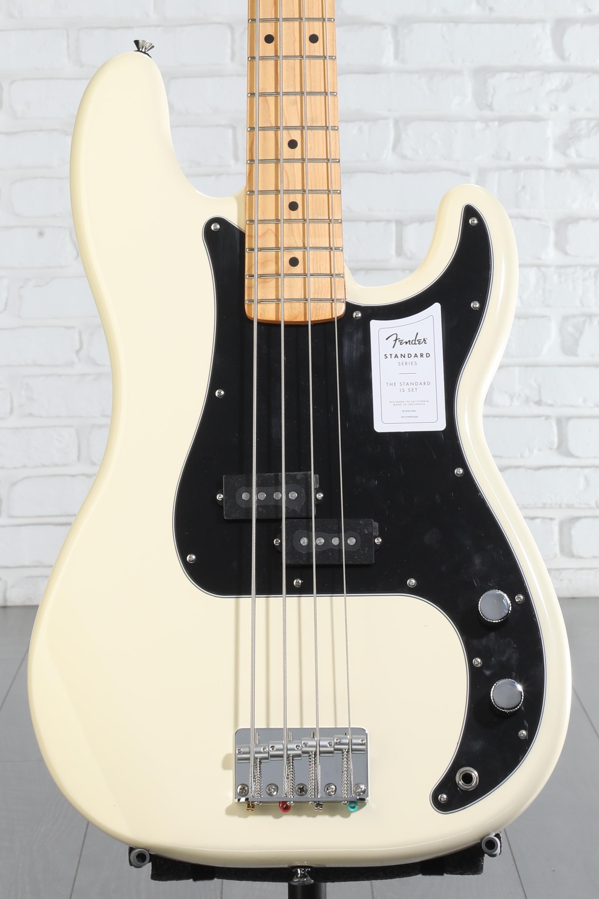 Fender Standard Precision Bass - Olympic White | Sweetwater