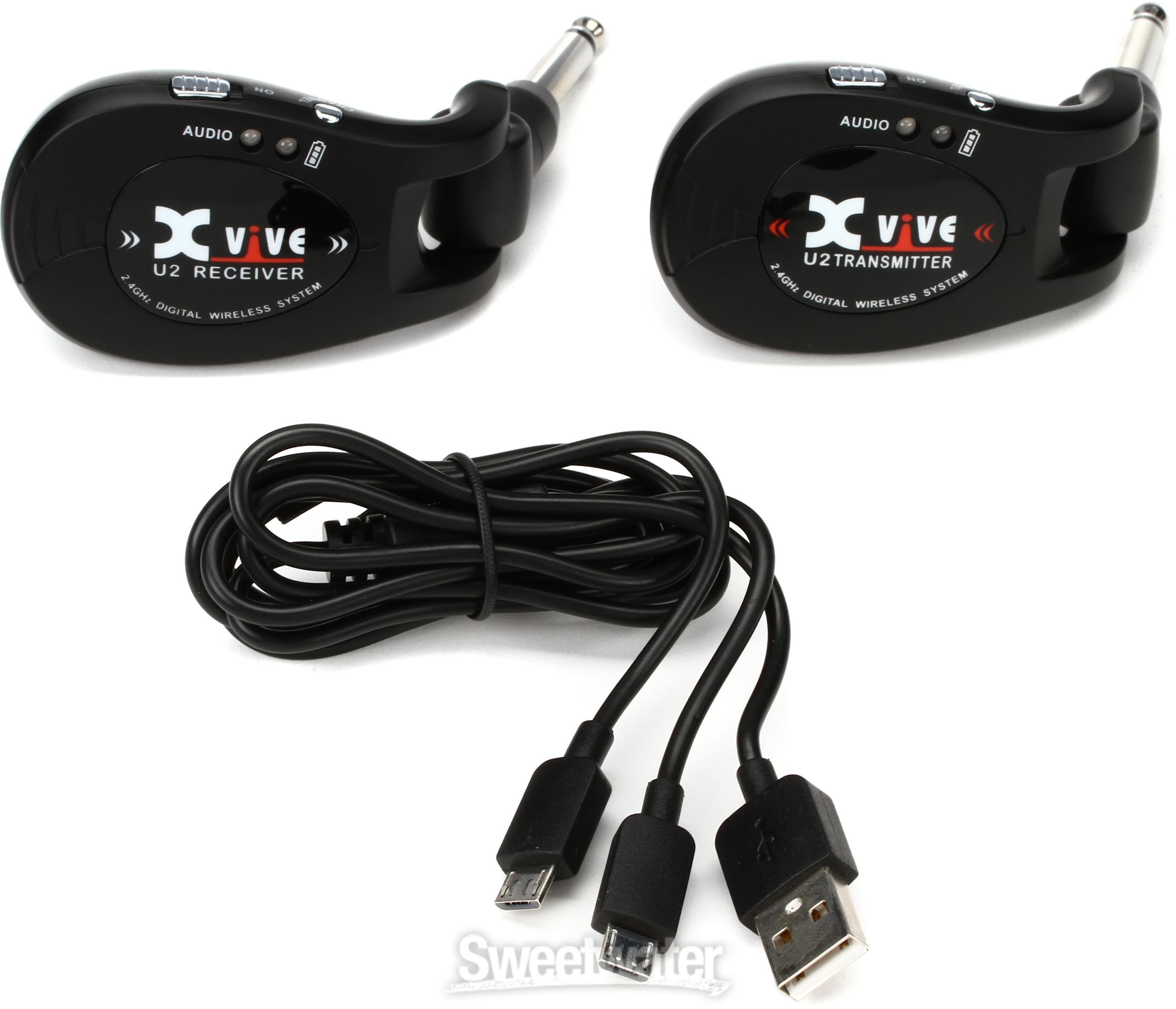 xvive u2 wireless system black - 配信機器・PA機器・レコーディング機器