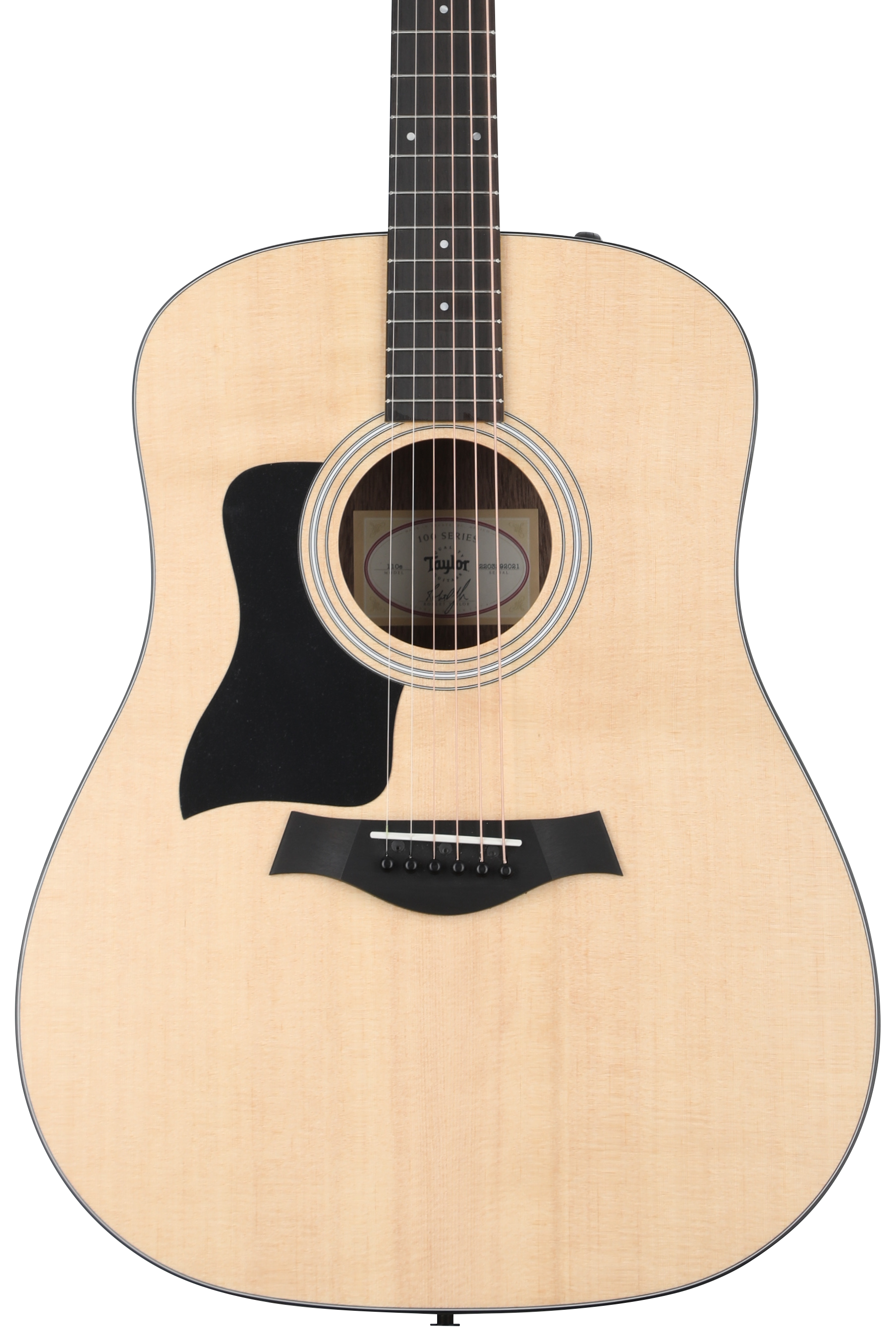 Taylor 110e Left-Handed Acoustic-Electric Guitar - Natural Sitka