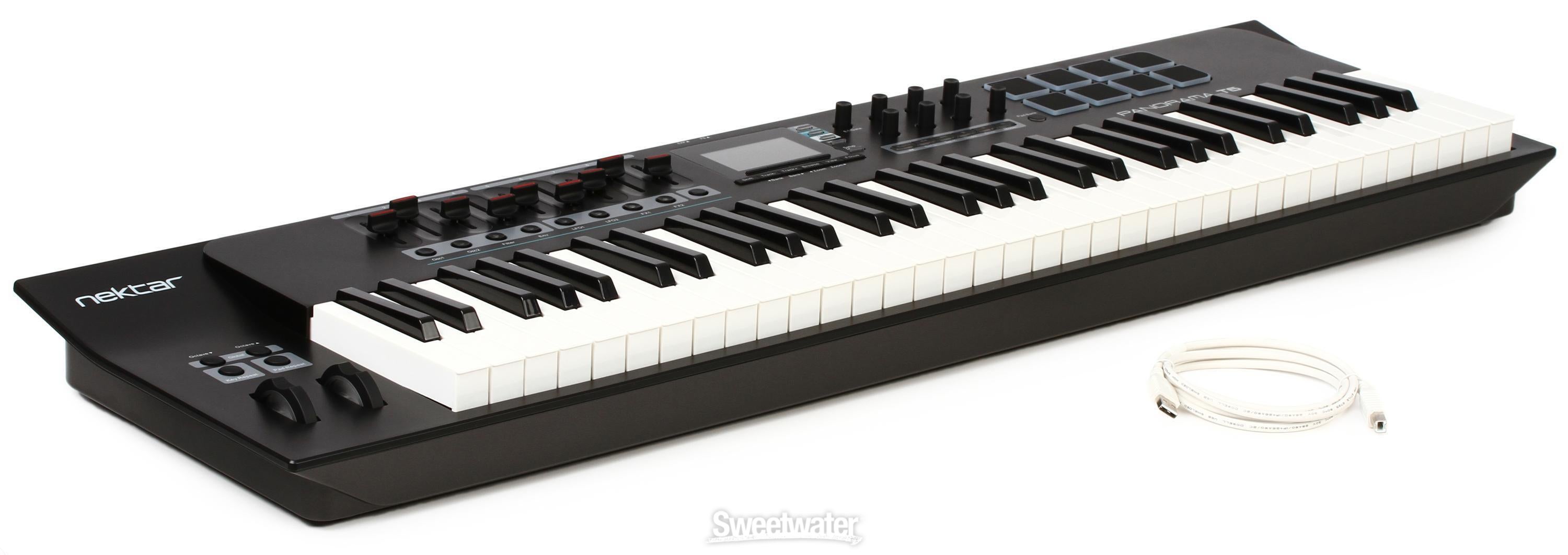 Nektar Panorama T6 61-key Keyboard Controller | Sweetwater