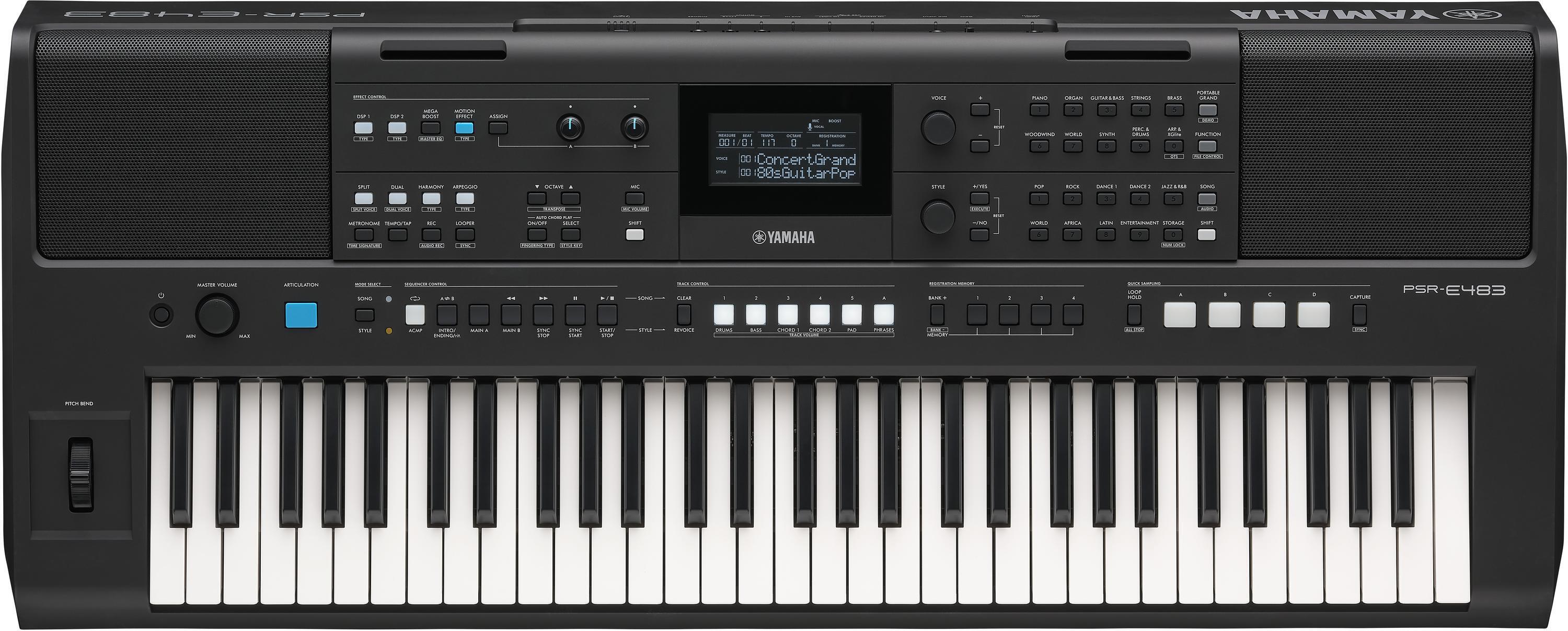 YAMAHA piaggero NP-V80 76鍵 Yamaha Piaggero NP-V80 76-key Arranger Piano | Sweetwater