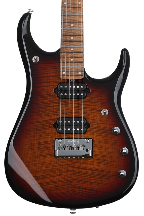 Ernie Ball Music Man JP15 Electric Guitar - Tiger Eye Flame
