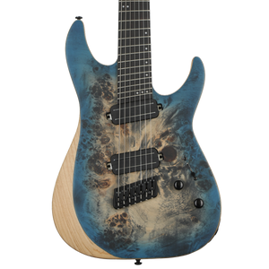 Schecter Reaper-7 Multiscale - Satin Sky Burst | Sweetwater Schecter Reaper-7 Multiscale - Satin Sky Burst | Sweetwater