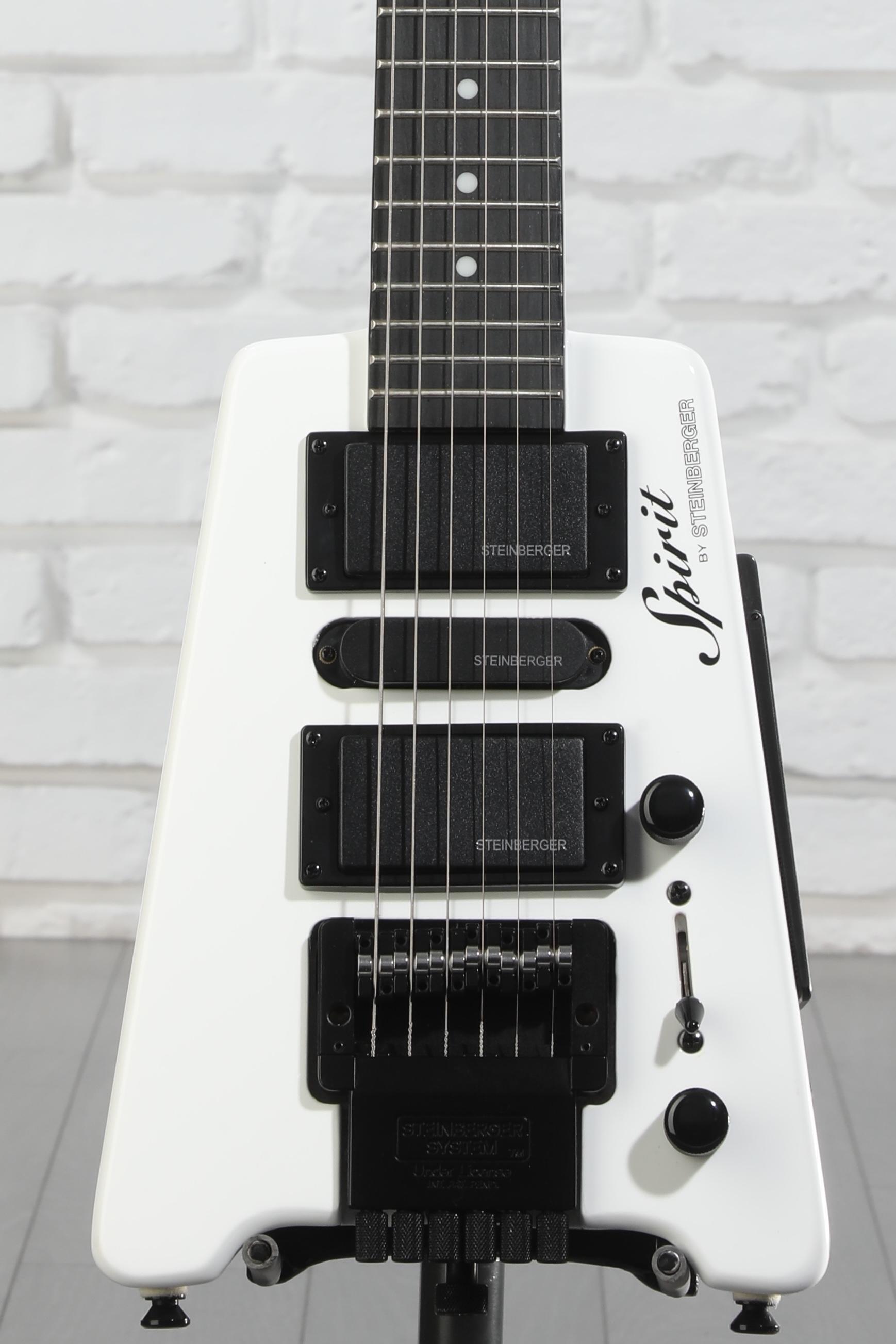 Spirit エレキギター ホワイト Steinberger Spirit GT-PRO Deluxe Electric Guitar - White | Sweetwater