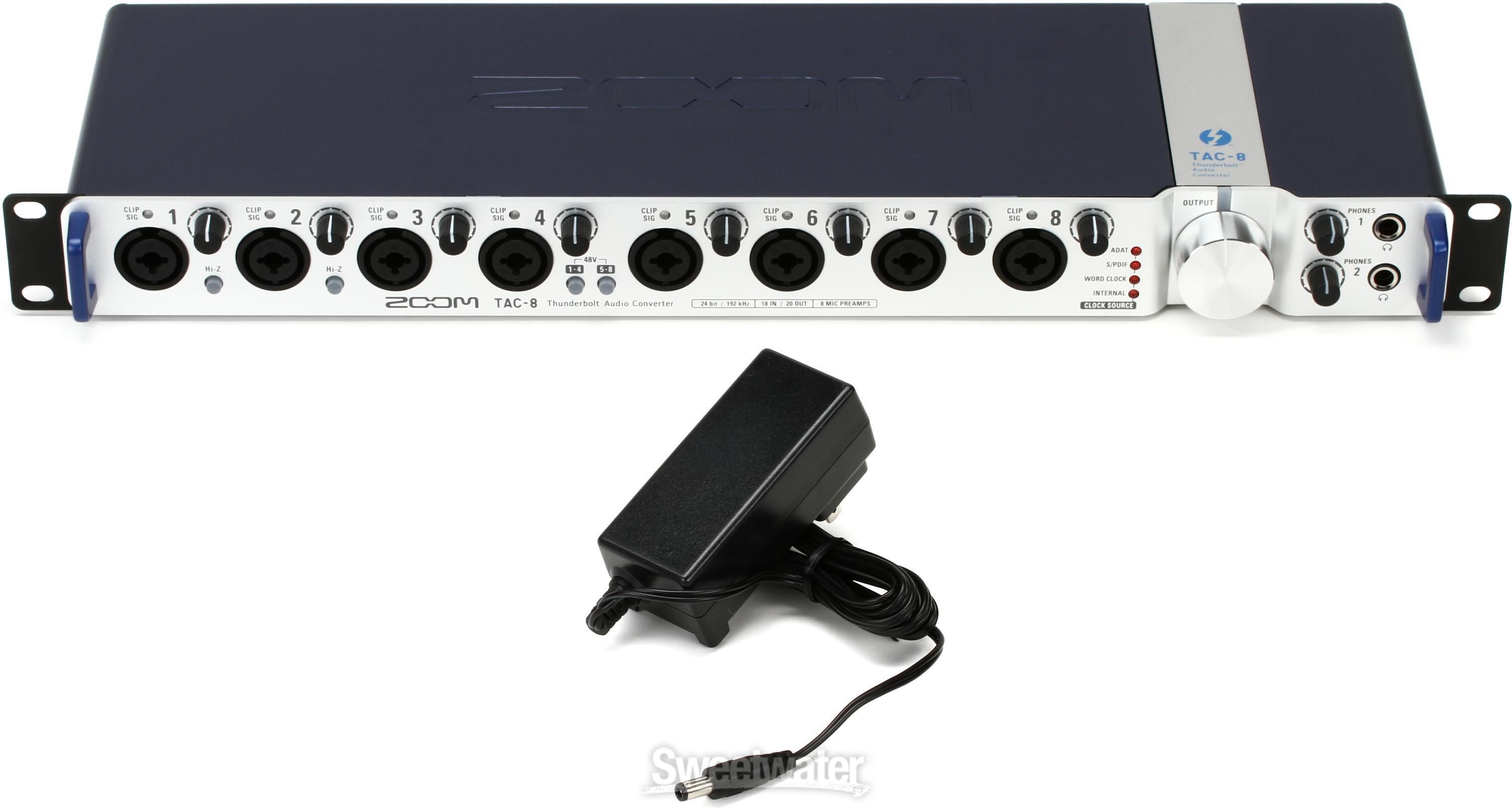 Zoom TAC-8 18x20 Thunderbolt Audio Interface Reviews | Sweetwater