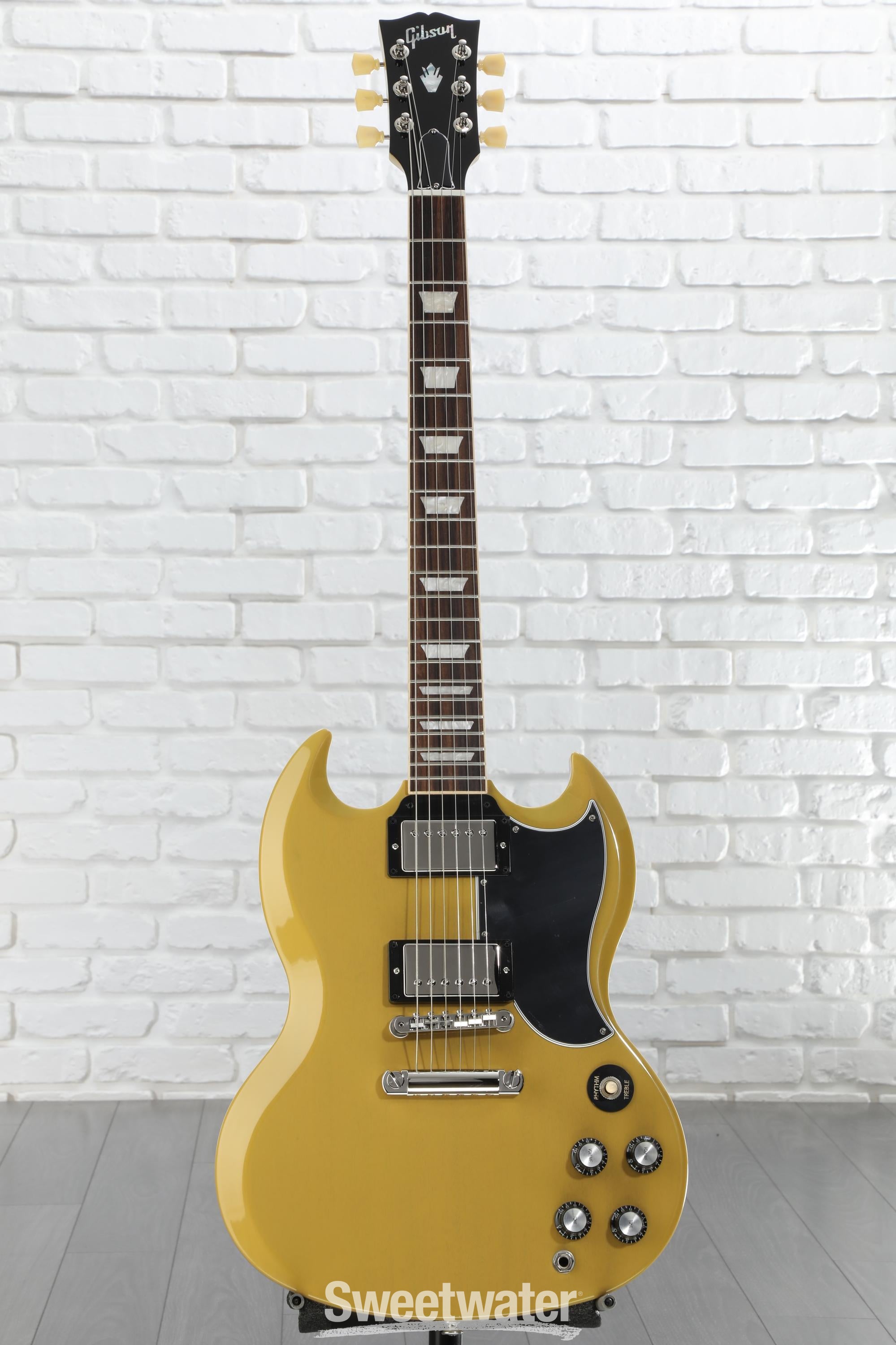 Gibson ギブソン SG Standard 61 TV Yellow Gibson SG Standard '61 Electric Guitar - TV Yellow | Sweetwater
