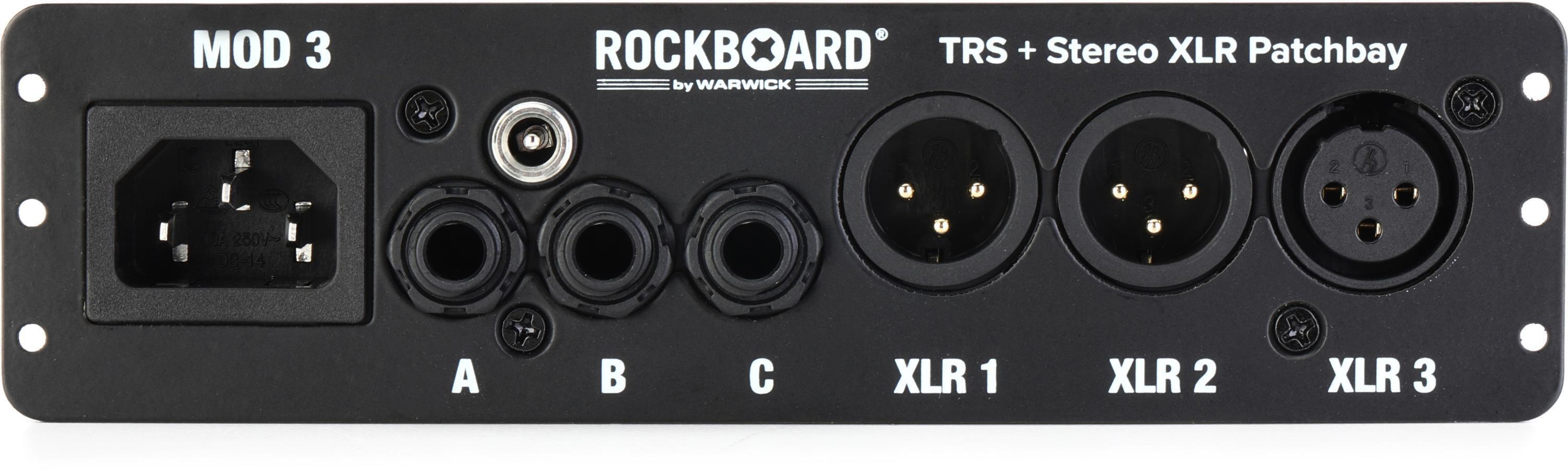 ギター Warwick Rockboard Mod3 V2 RockBoard by Warwick MOD 3 V2 Pedalboard Patchbay | Sweetwater