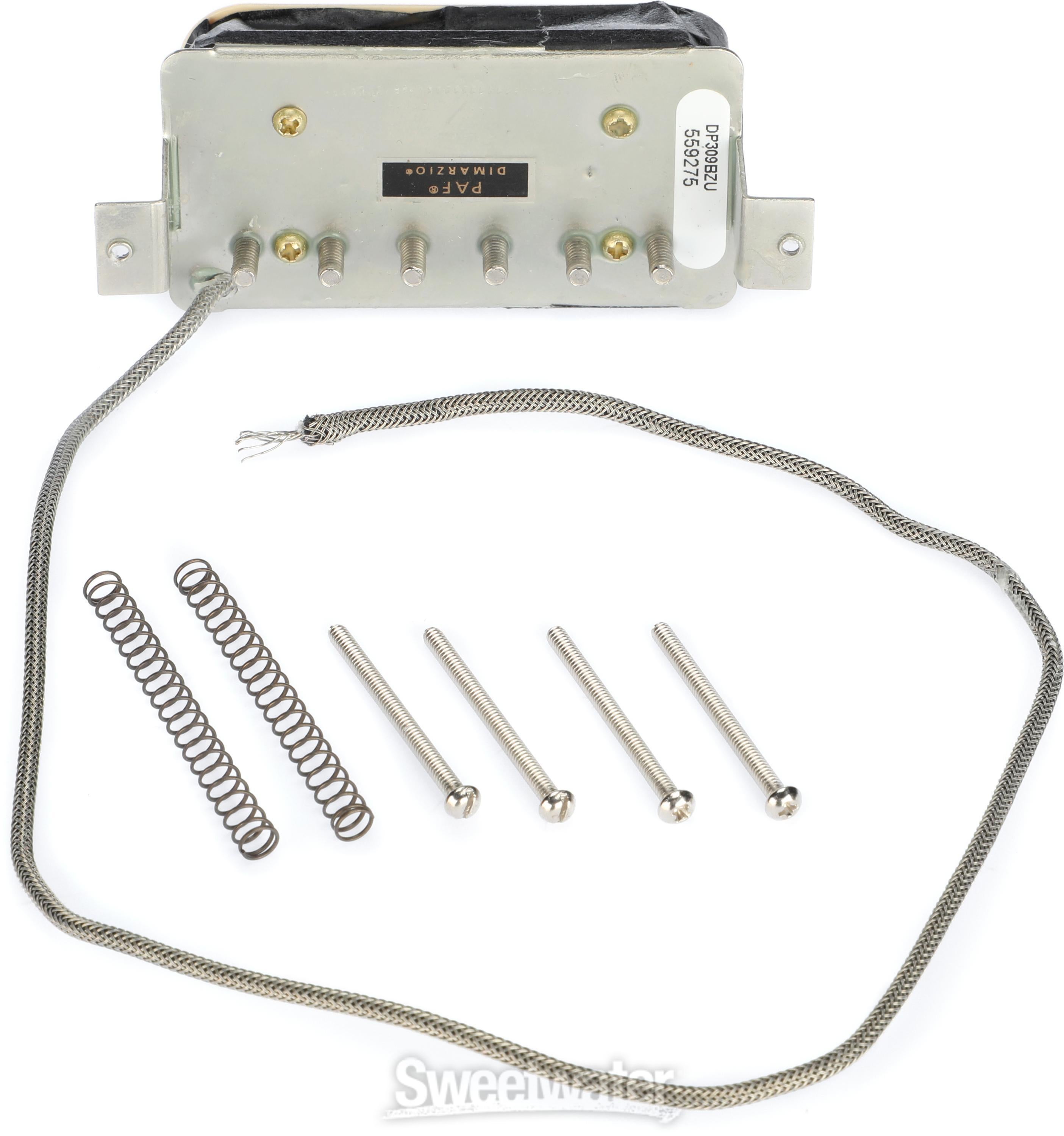 DiMarzio PAF 57 Humbucker - Bridge, Zebra | Sweetwater DiMarzio PAF 57 Humbucker - Bridge, Zebra | Sweetwater