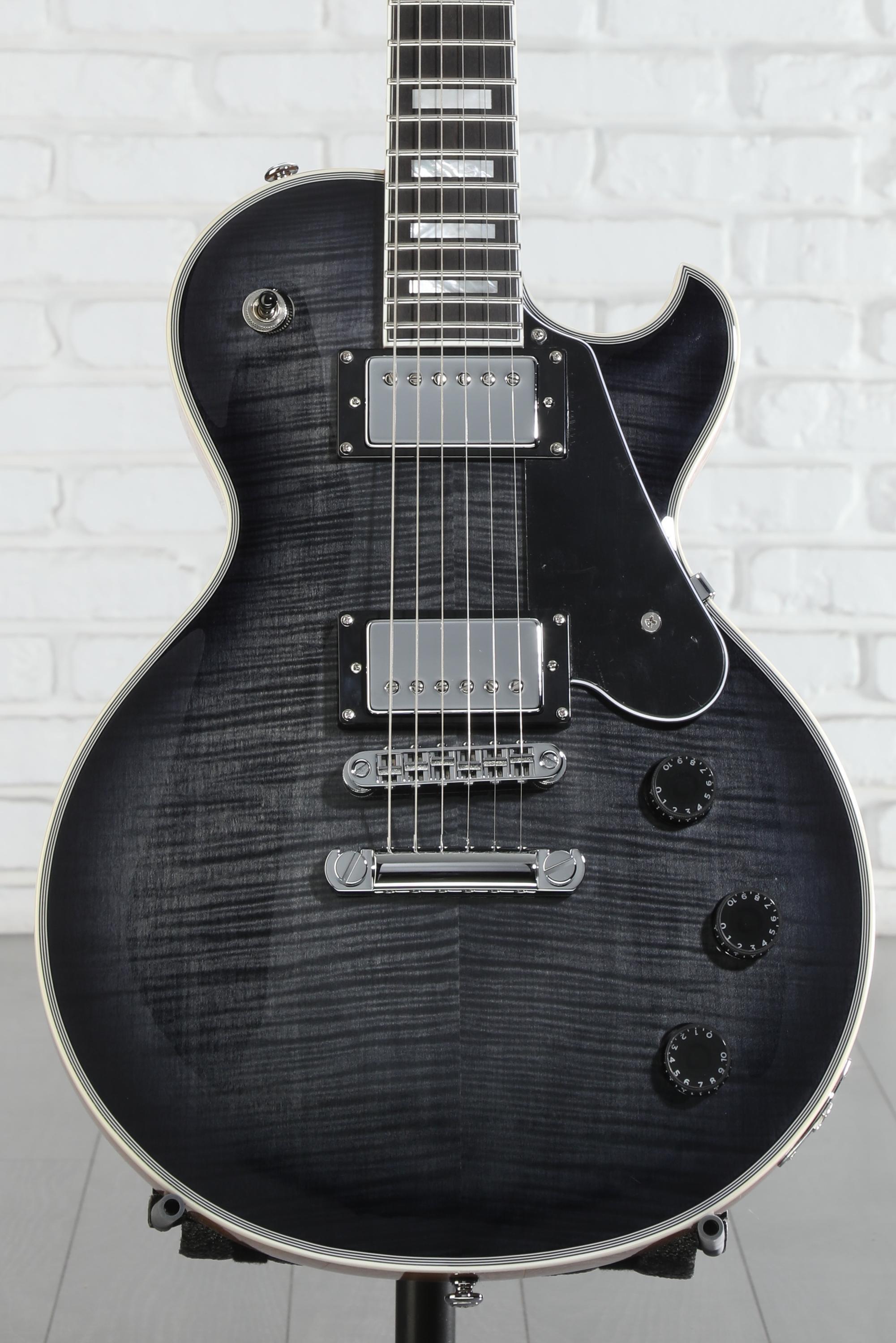 Schecter Solo-II Custom Electric Guitar - Trans Black Burst