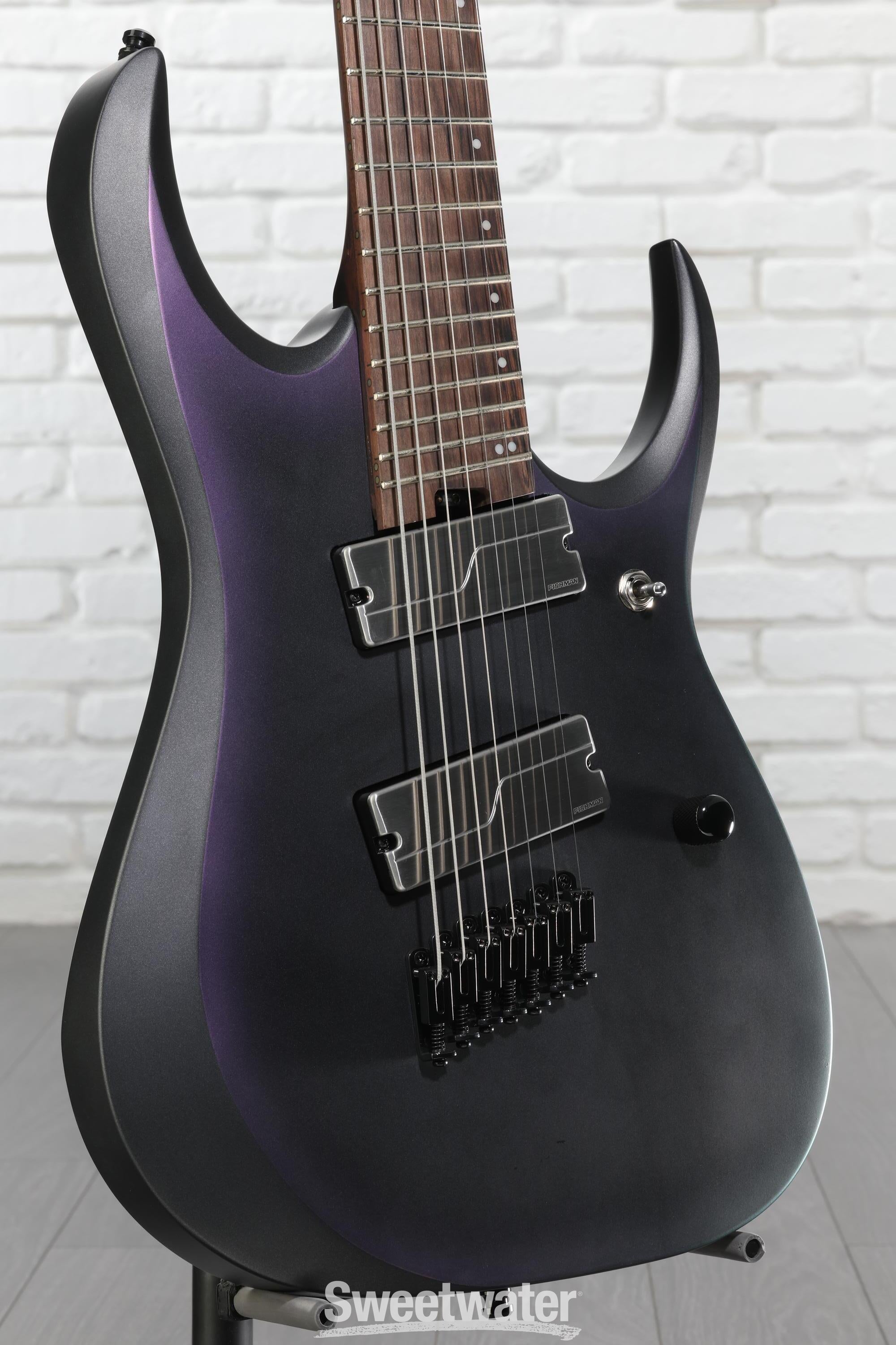 Ibanez Axion Label RGD71ALMS - Black Aurora Burst Matte | Sweetwater