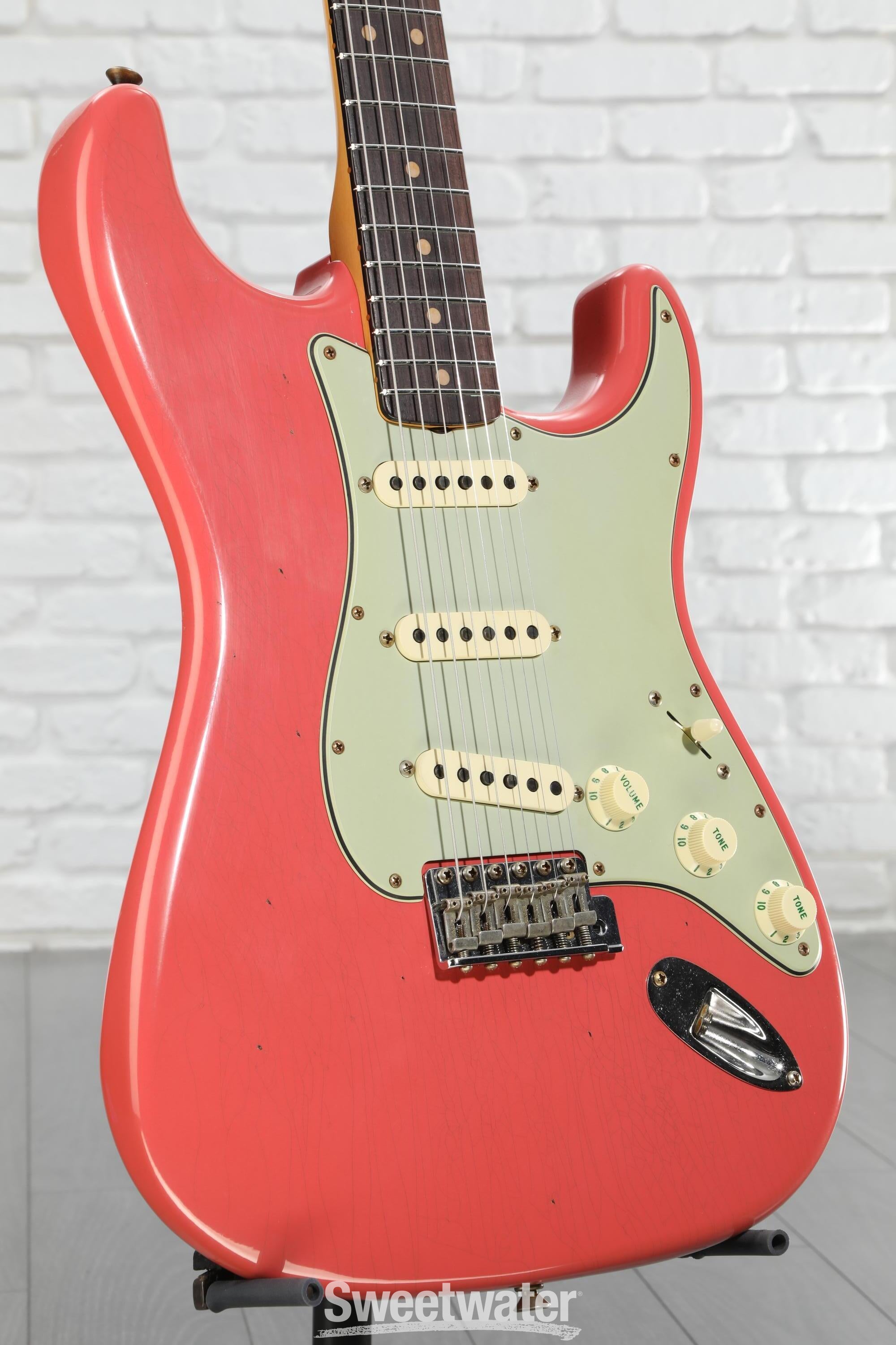 ギター Fender Custom Shop LTD 64 Stratocaster Fender Custom Shop '64 Stratocaster Journeyman Relic - Faded Aged