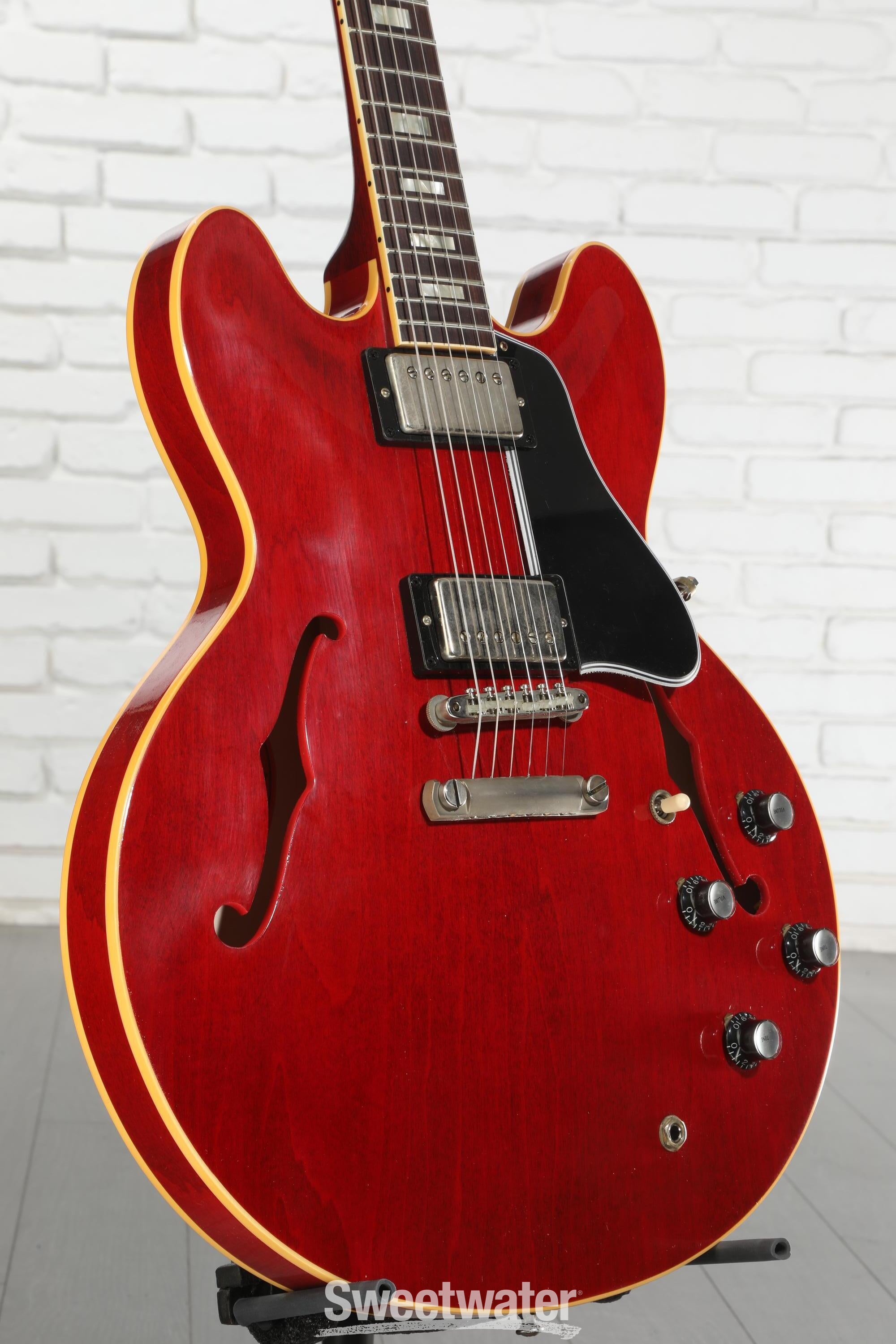 極上フレイムメイプル Custom Shop ES-335 付属品完備 Gibson Custom 1964 ES-335 Reissue Semi-hollowbody Electric Guitar