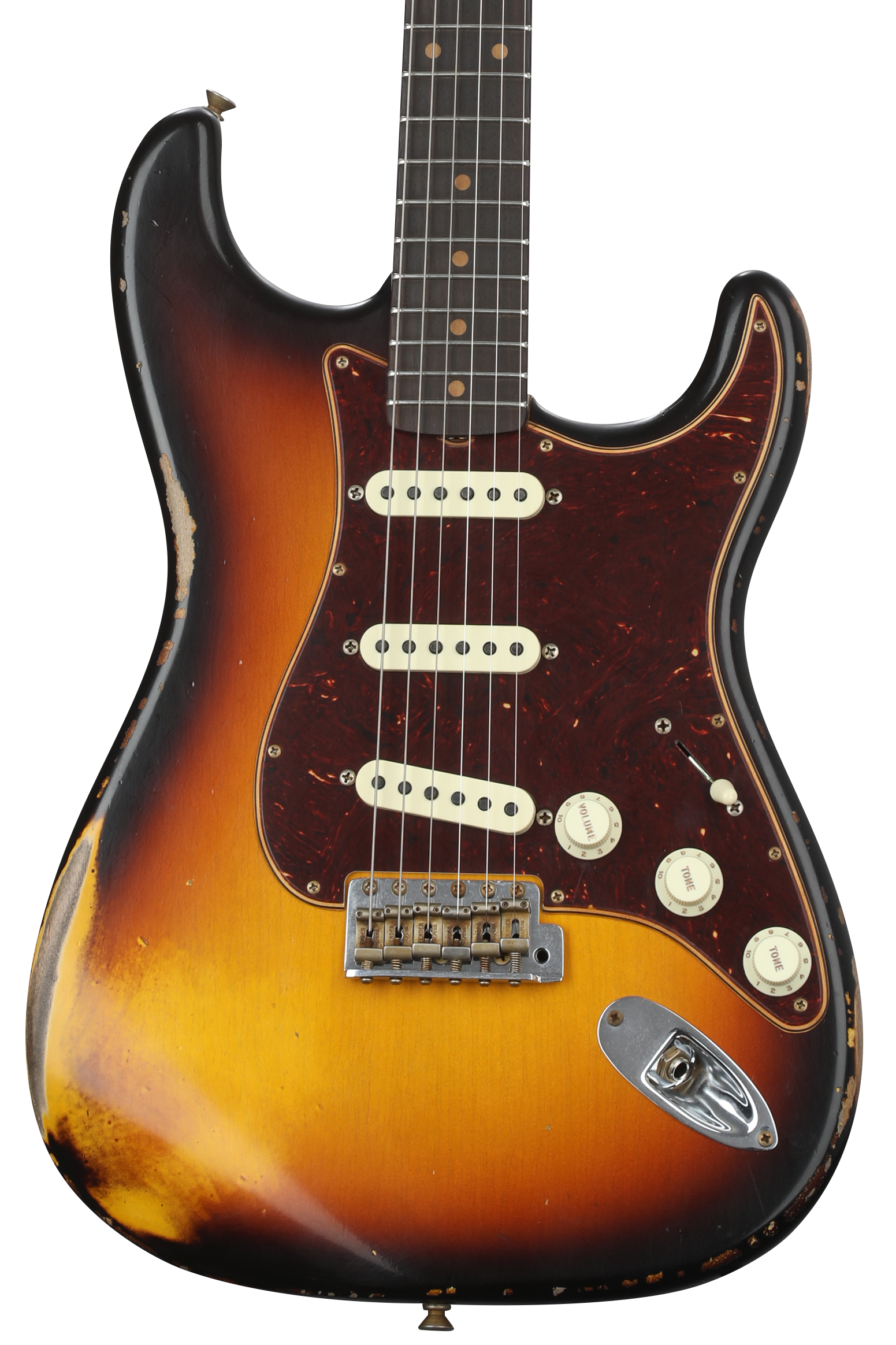 Fender Custom Shop Limited Edition '61 Stratocaster Heavy Relic - Faded  3-Color Sunburst