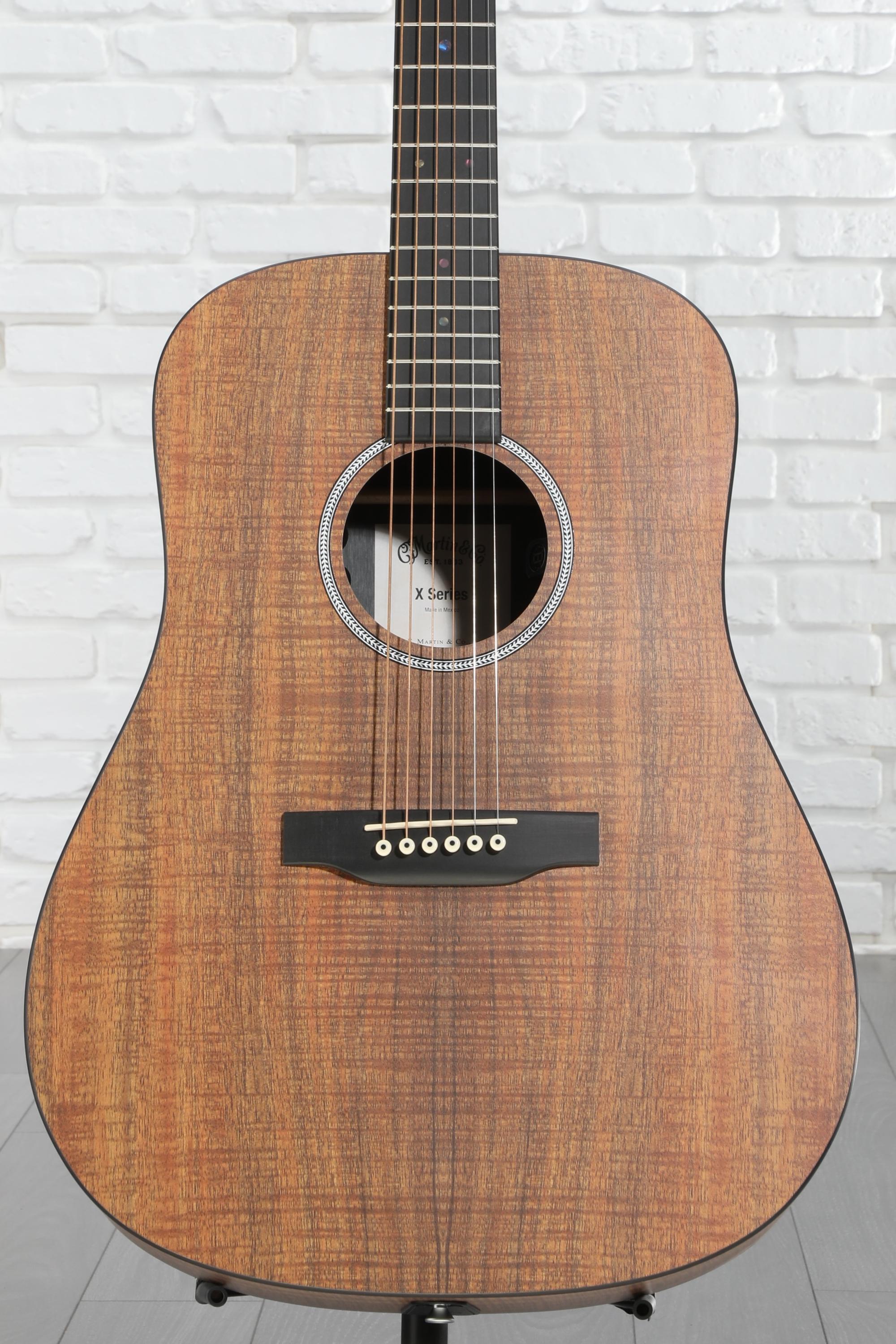 Martin D-X1E Koa Acoustic-electric Guitar - Figured Koa | Sweetwater