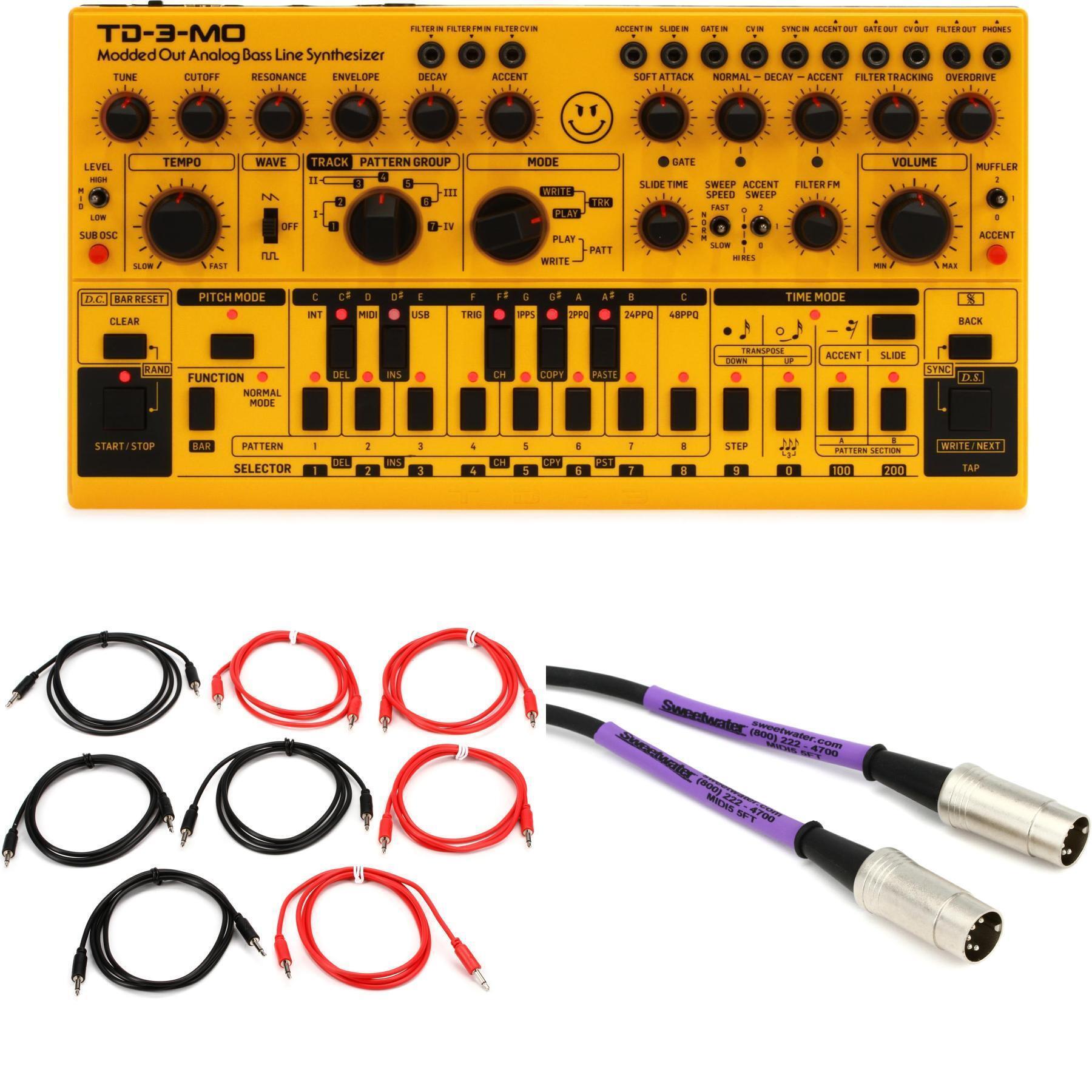 BEHRINGER TD-3-AM YELLOW | ANALOG BASS LINE SYNTHESIZER