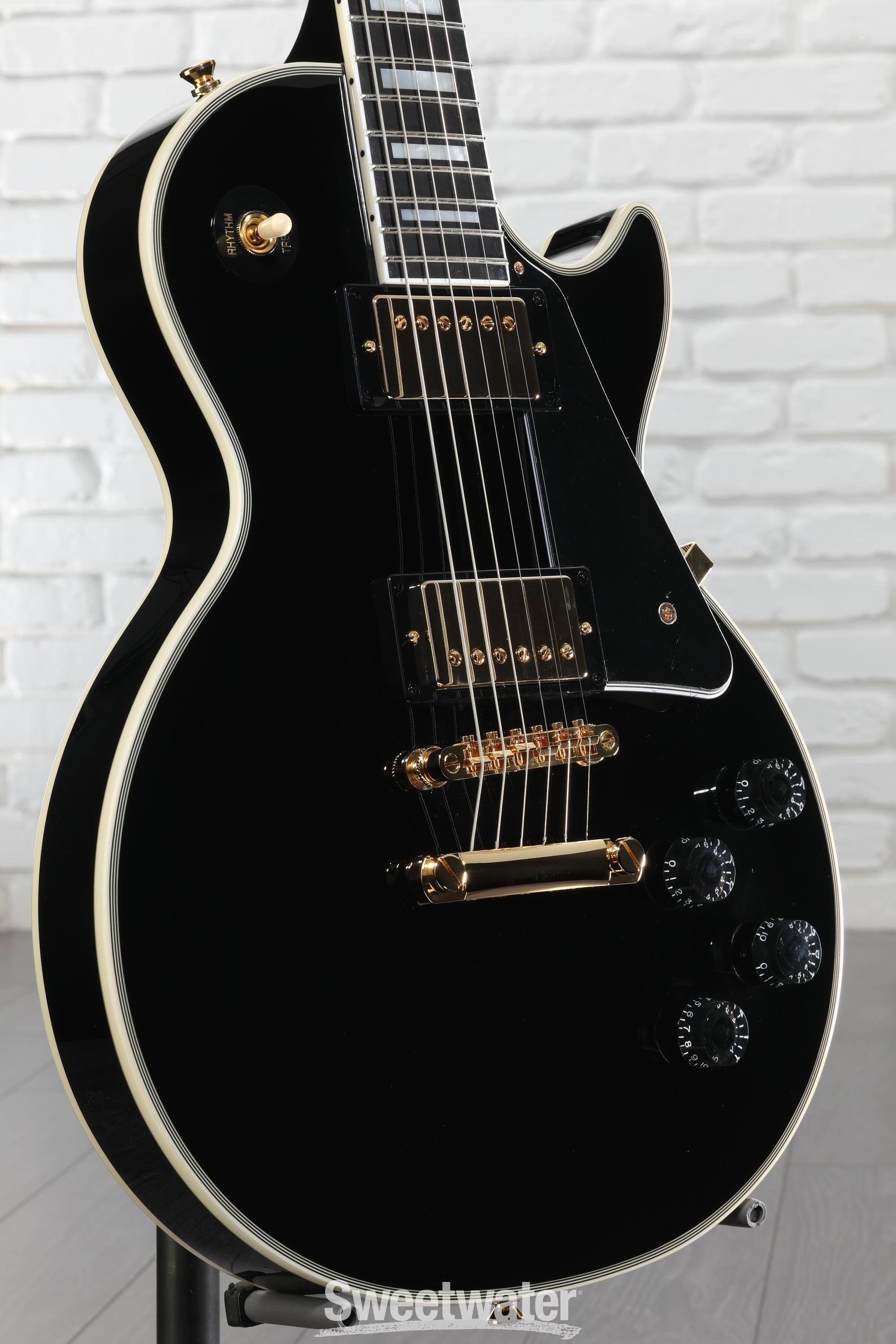 Epiphone　Les Paul Custom Ebony　エレキギター Epiphone Les Paul Custom Ebony エレキギター エピフォン レスポール